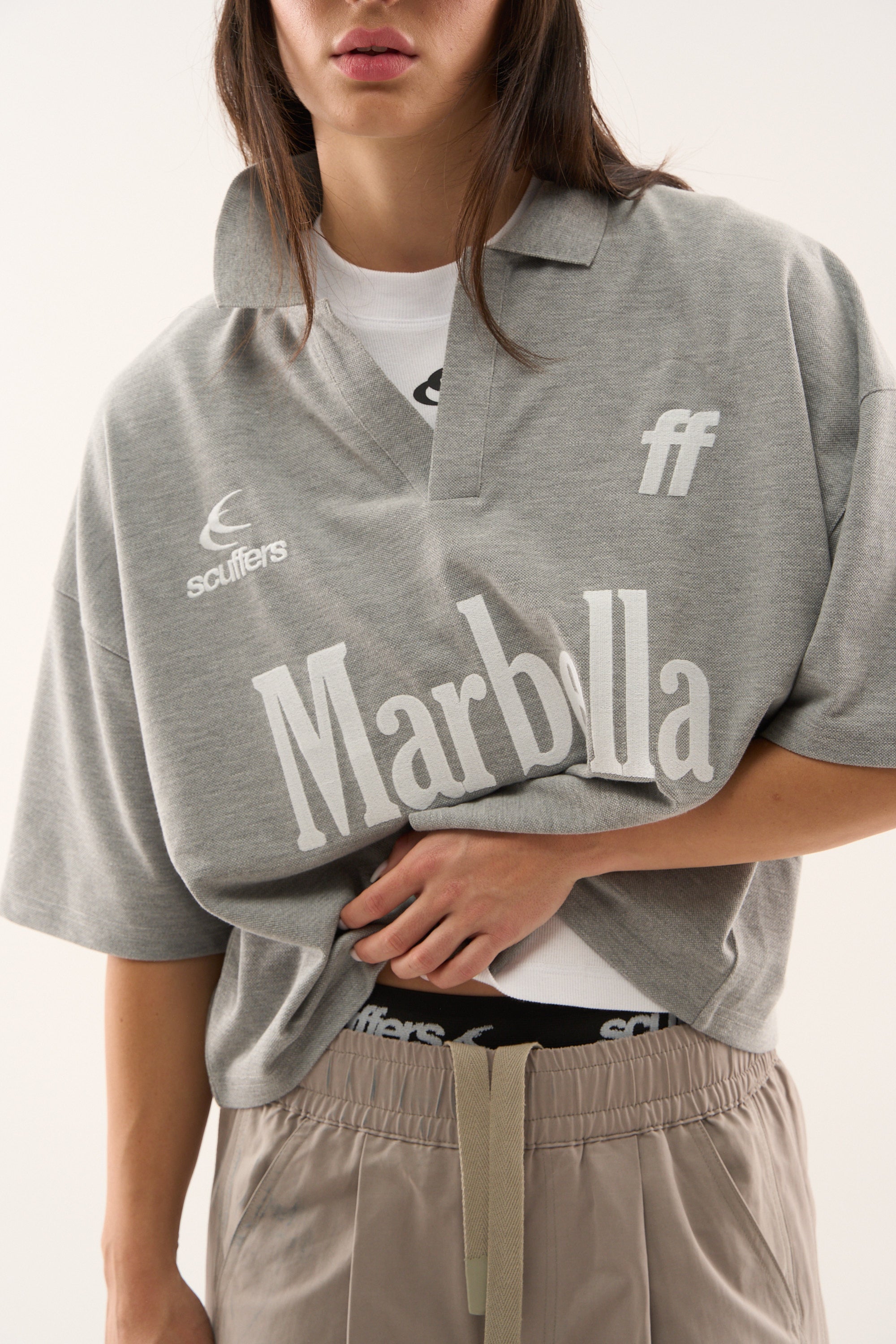 Marbella Light Grey Polo