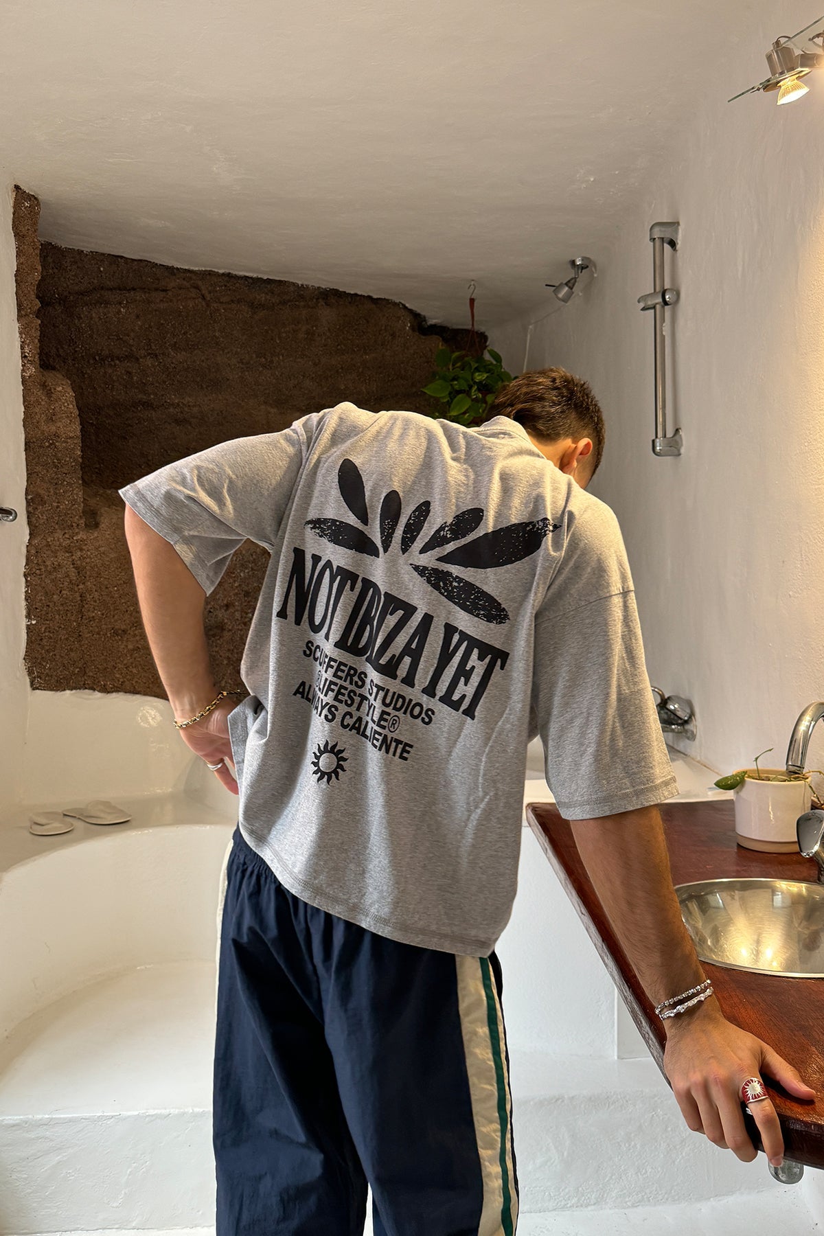 Not Ibiza Light Grey T-shirt