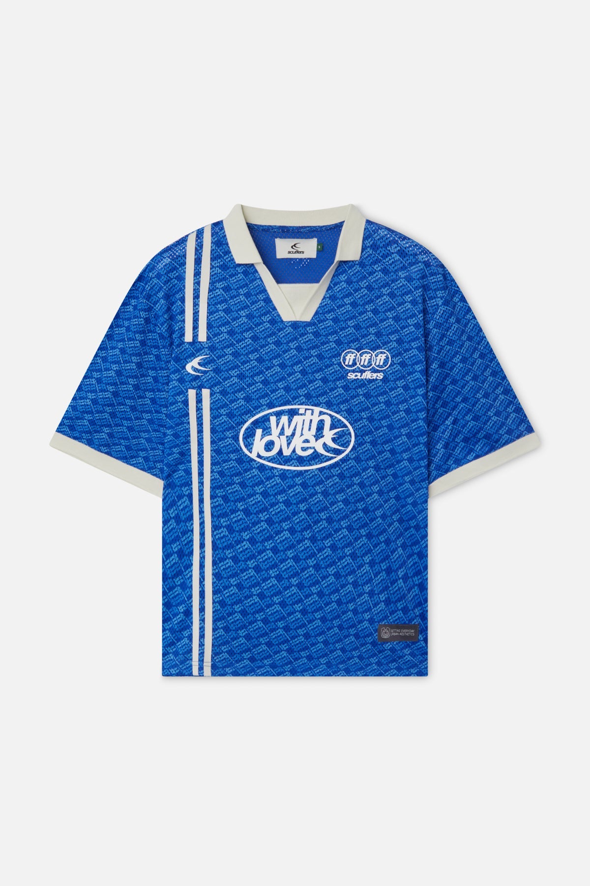 Monogram Royal Blue Football T-shirt