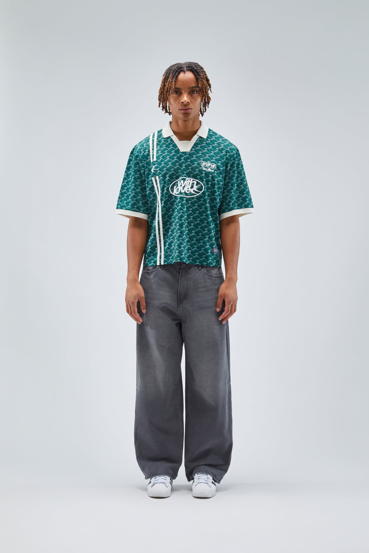 Monogram Green Football T-shirt