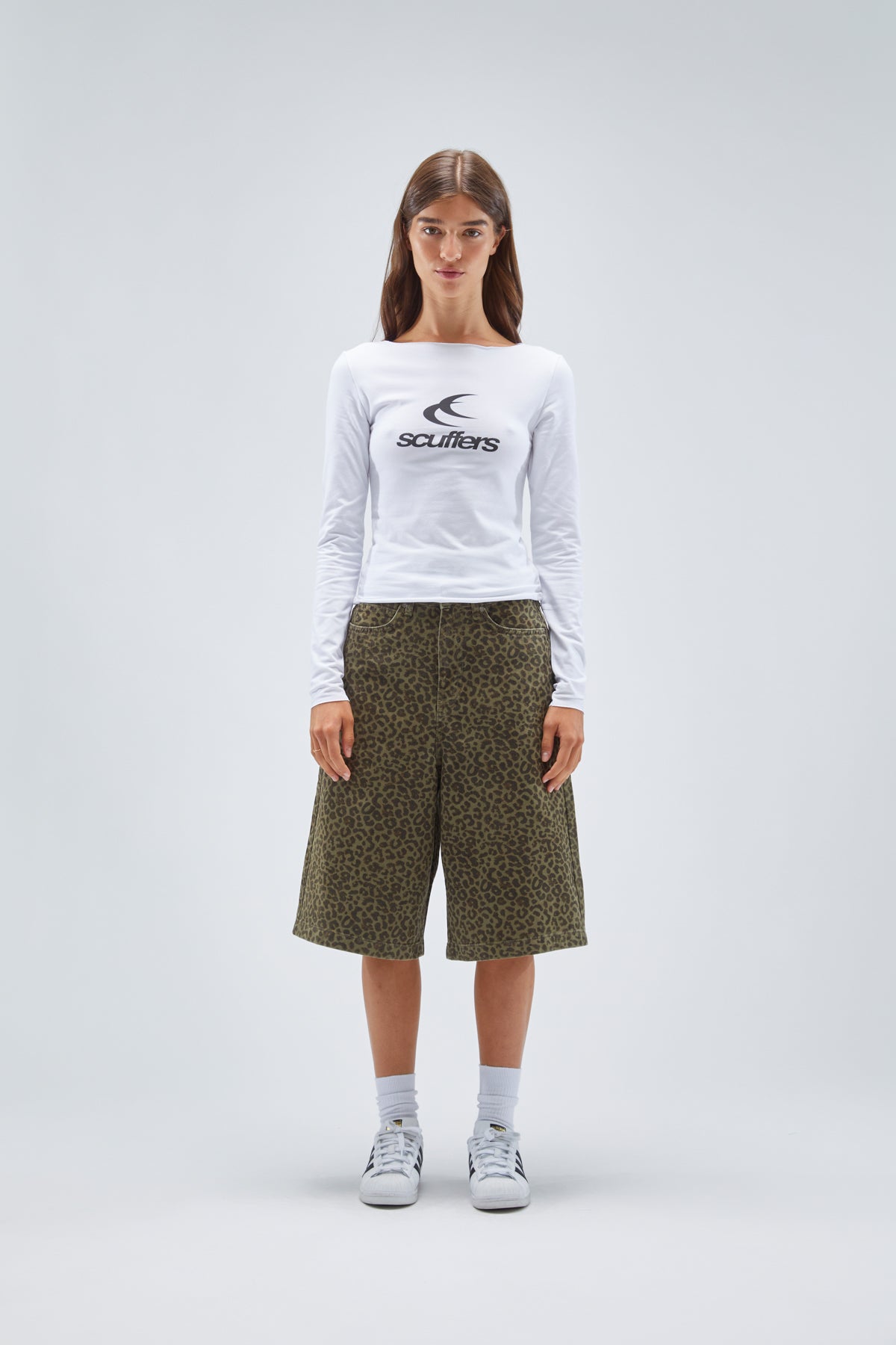 Logo White Longsleeve