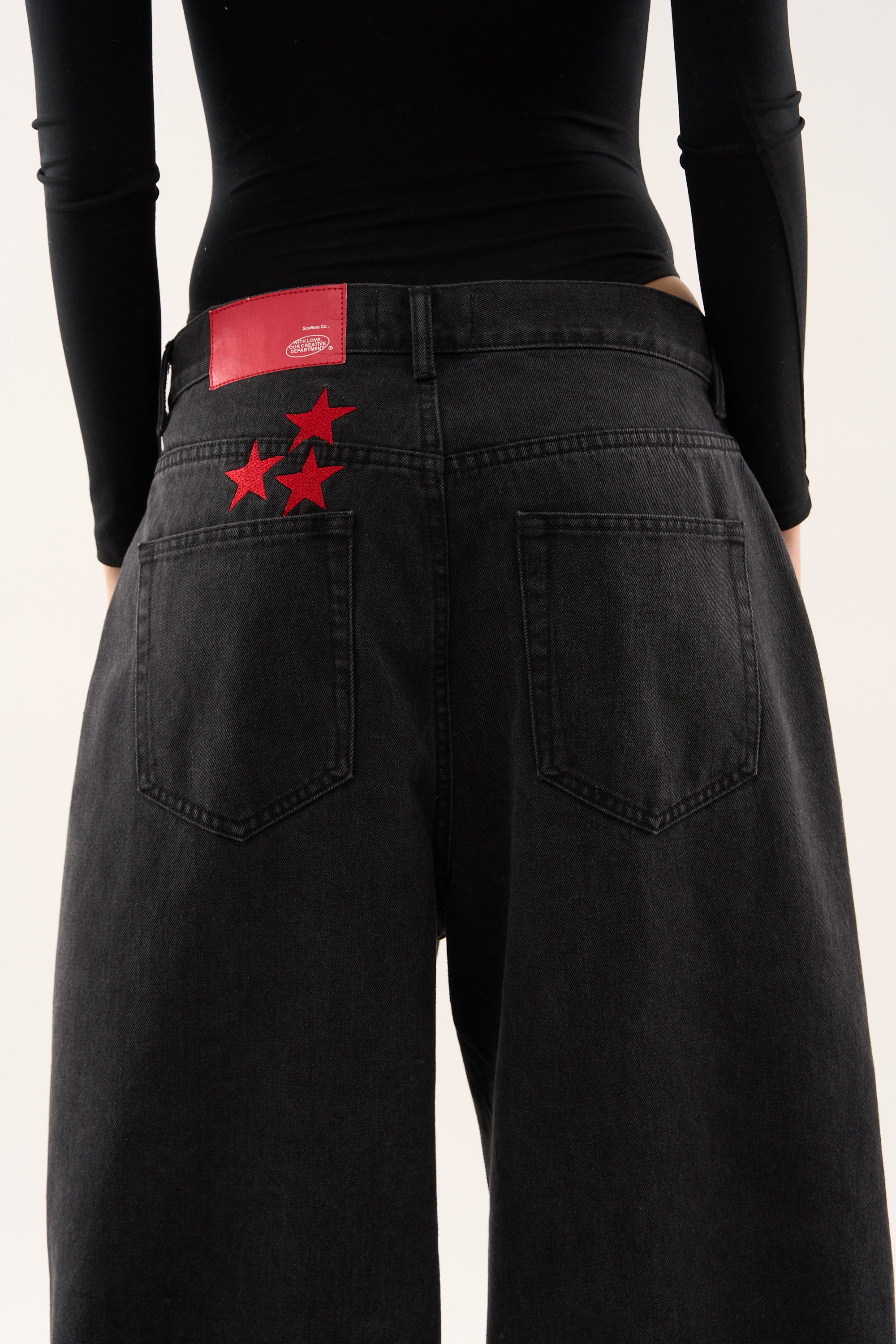 Jumbo Pants Washed Black