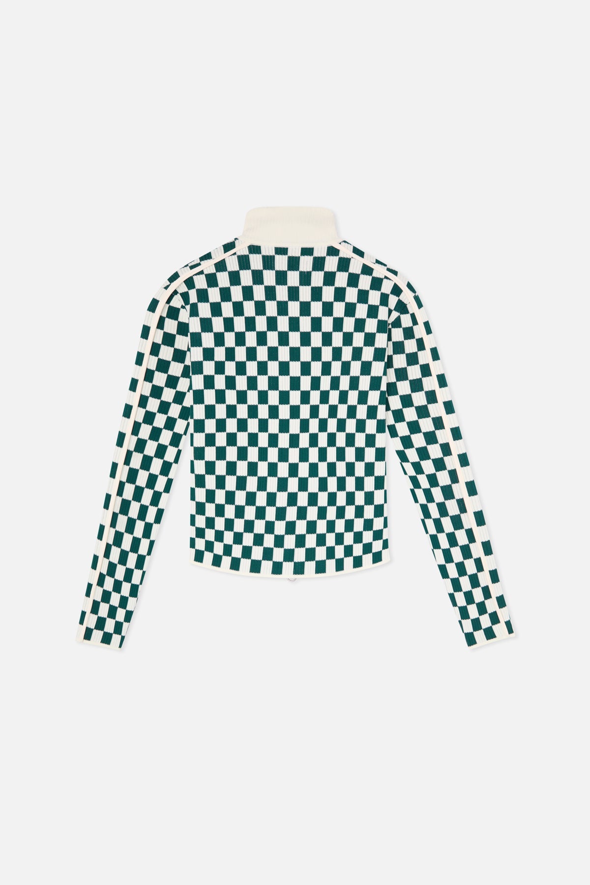 Monaco Green Checkered Zipper