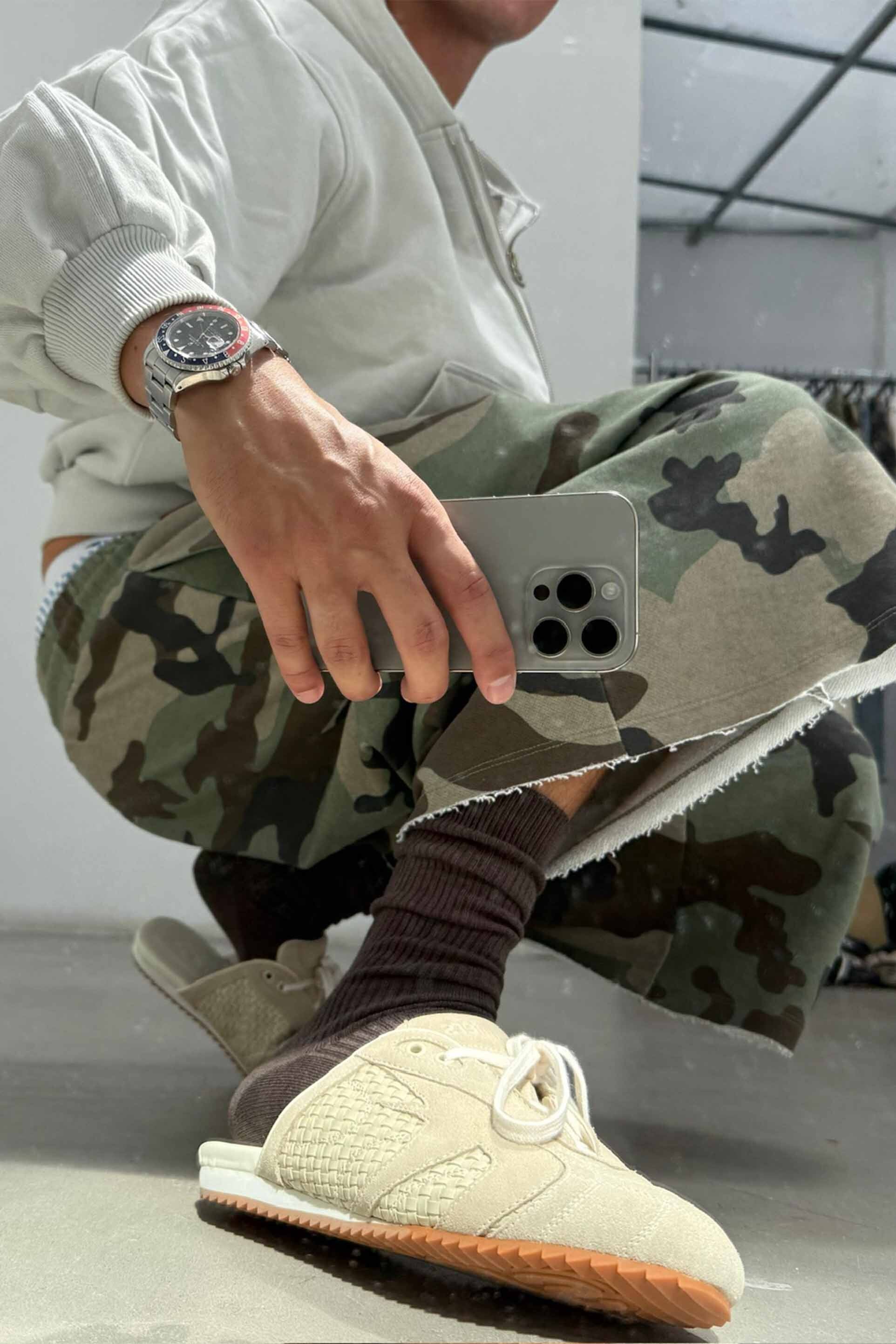 Iconic Mule Ecru Sneaker