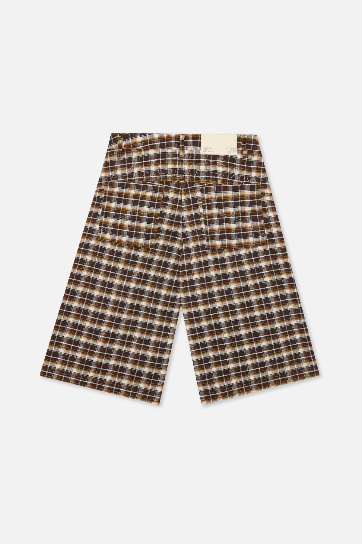 Checkered Brown Jorts