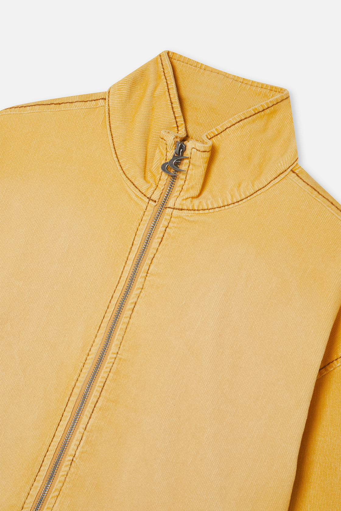 Corduroy Flared Yellow Jacket