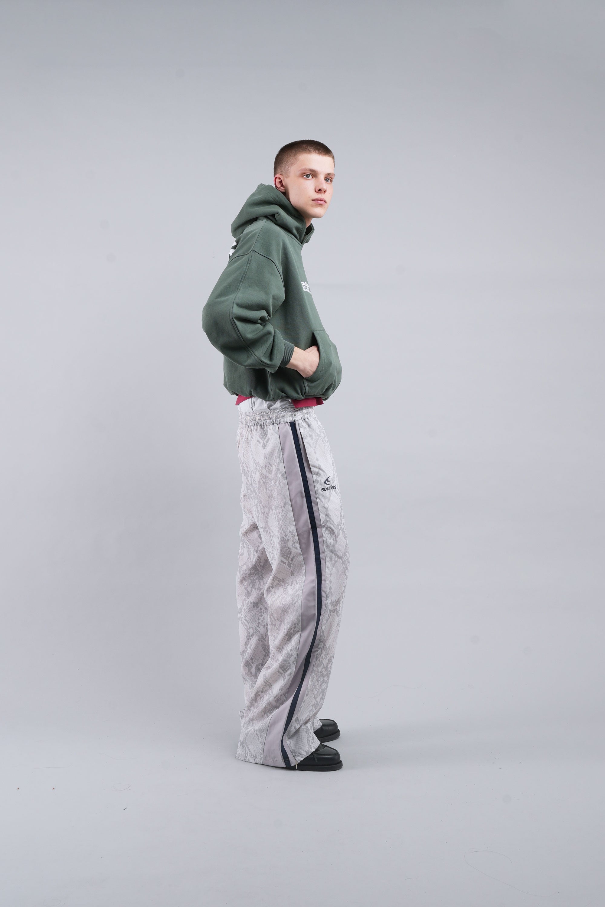 Snake Light Grey Tech Pants