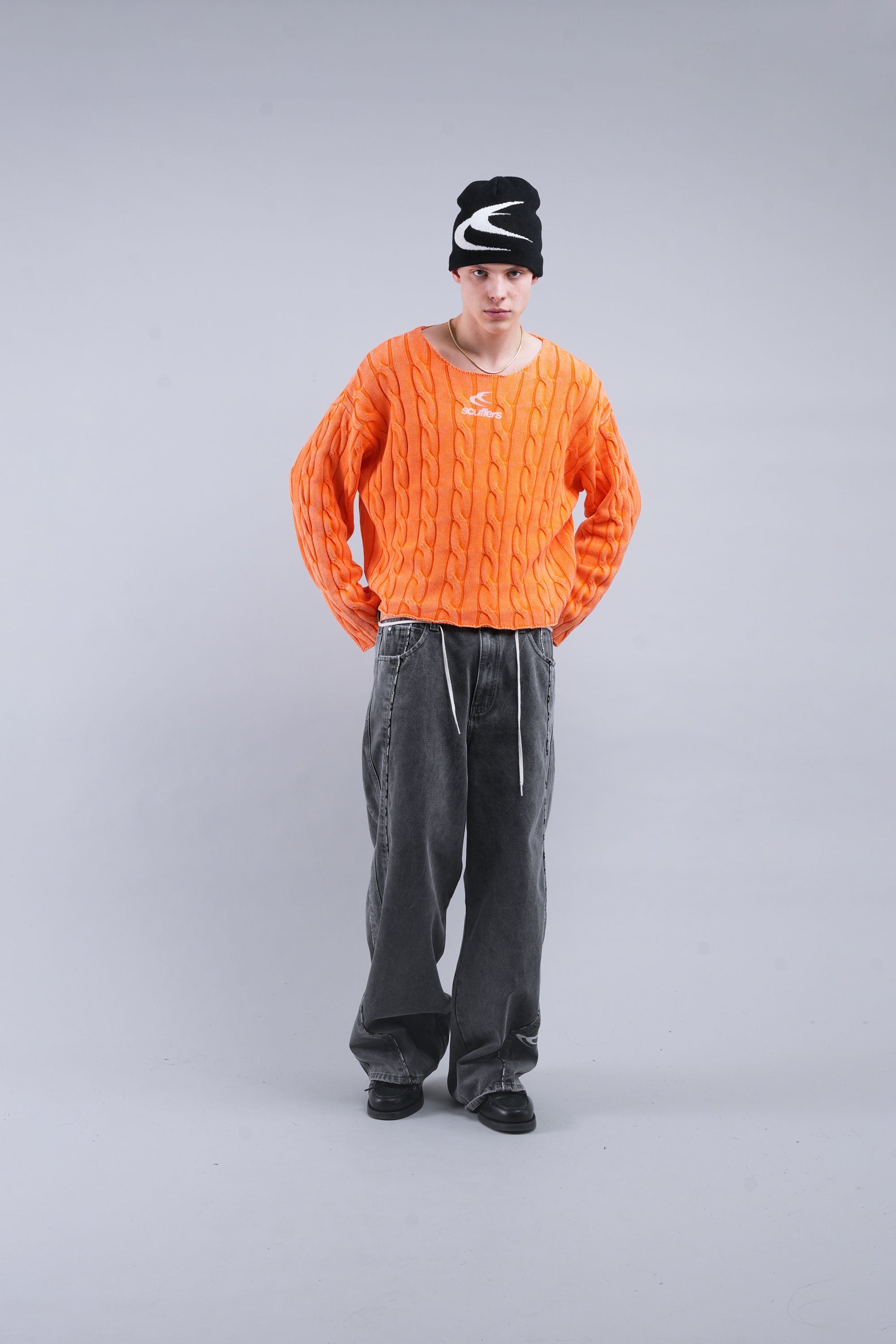 New Trench Orange Knit