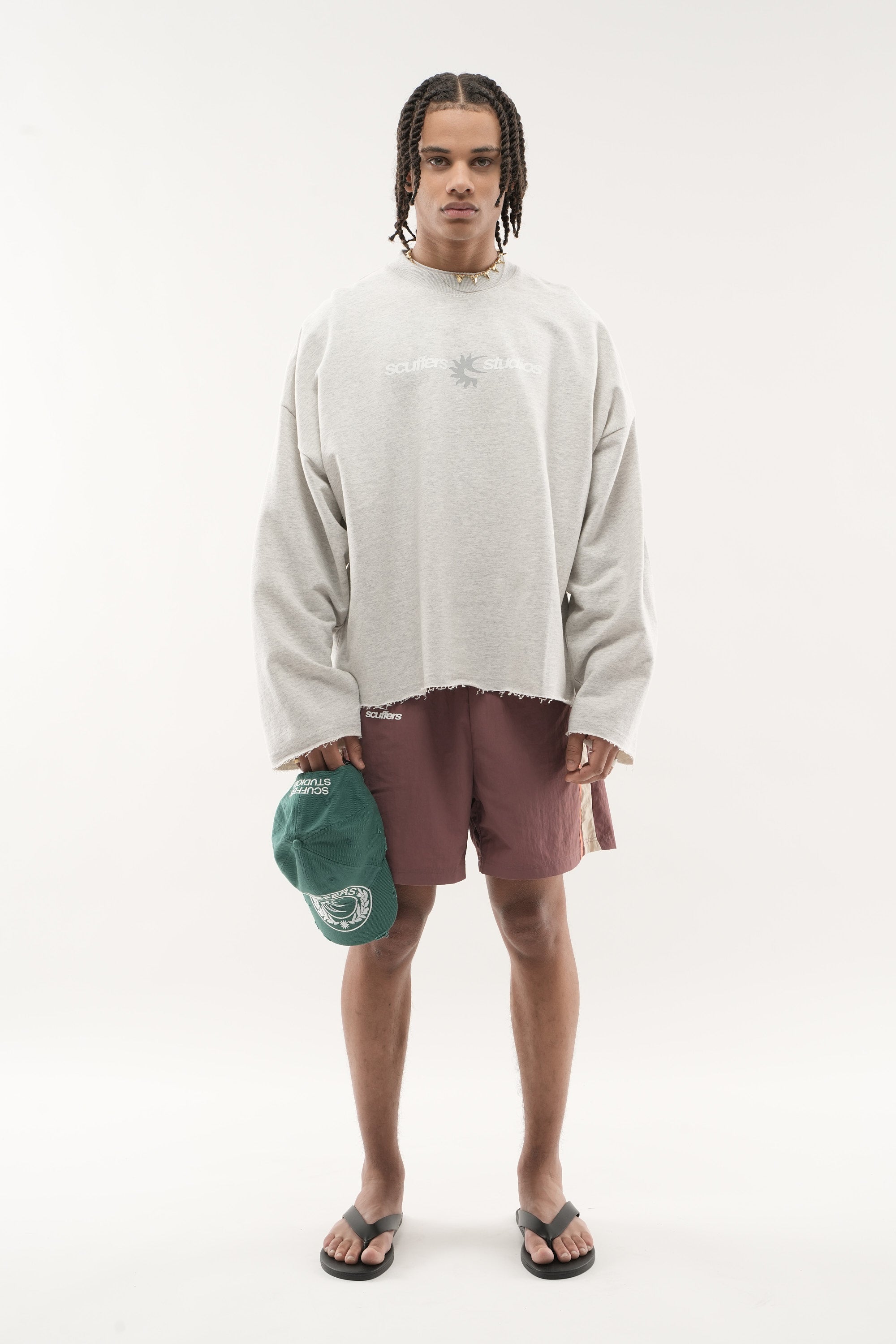 Not Ibiza Again Melange Sweatshirt