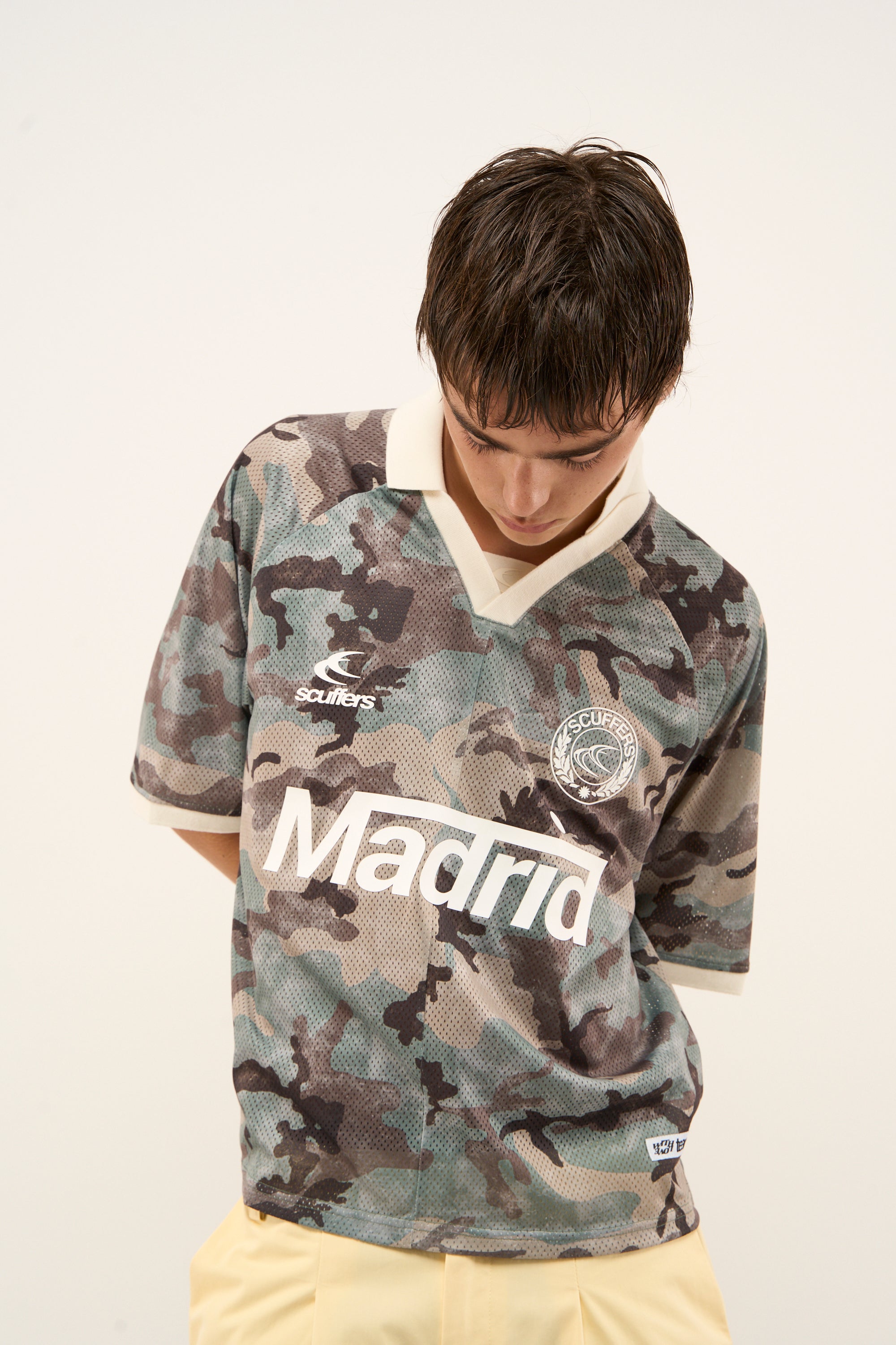 Madrid Camo Football T-Shirt