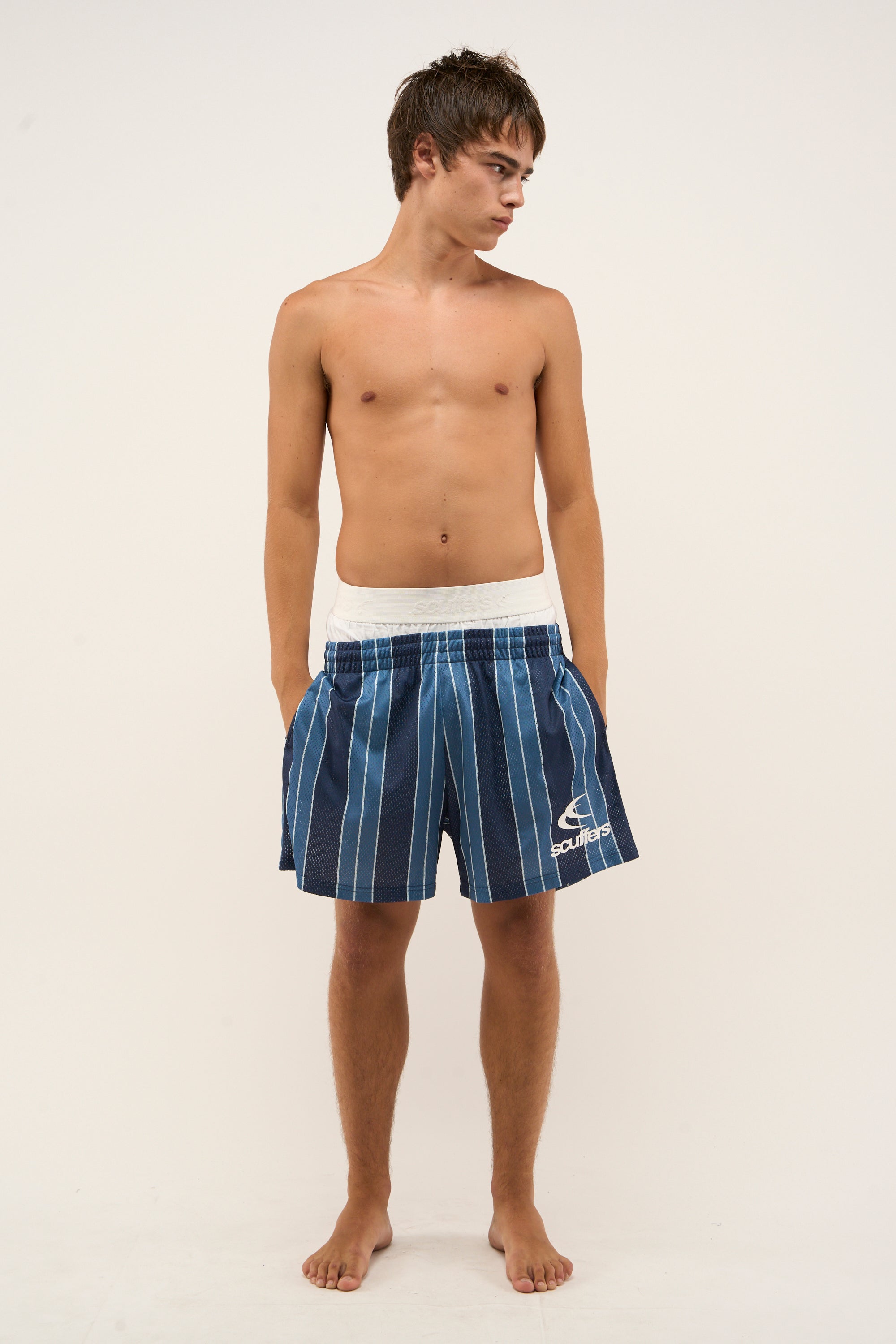 Madrid Navy Football Shorts