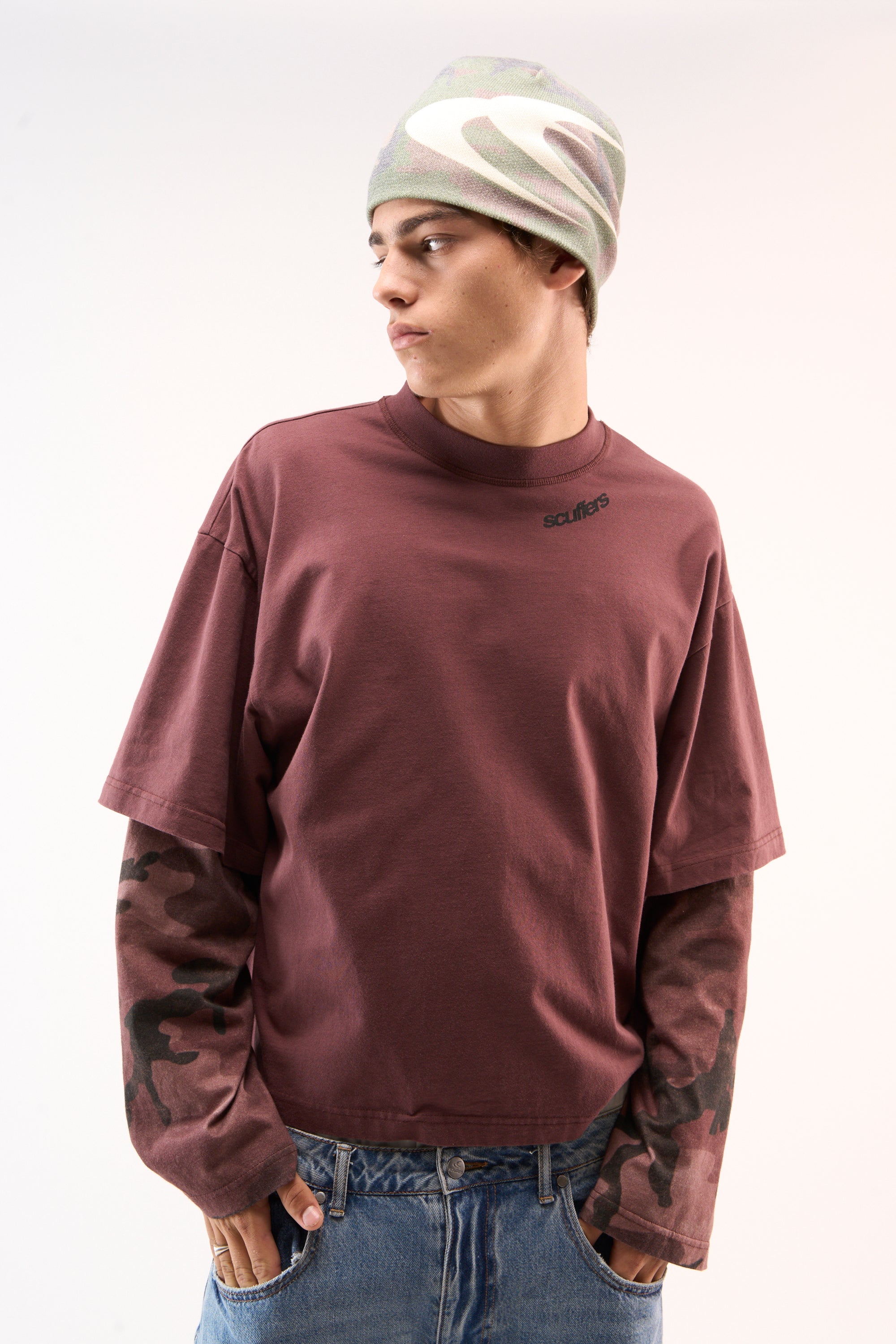 New Kurtis Burgundy Longsleeve