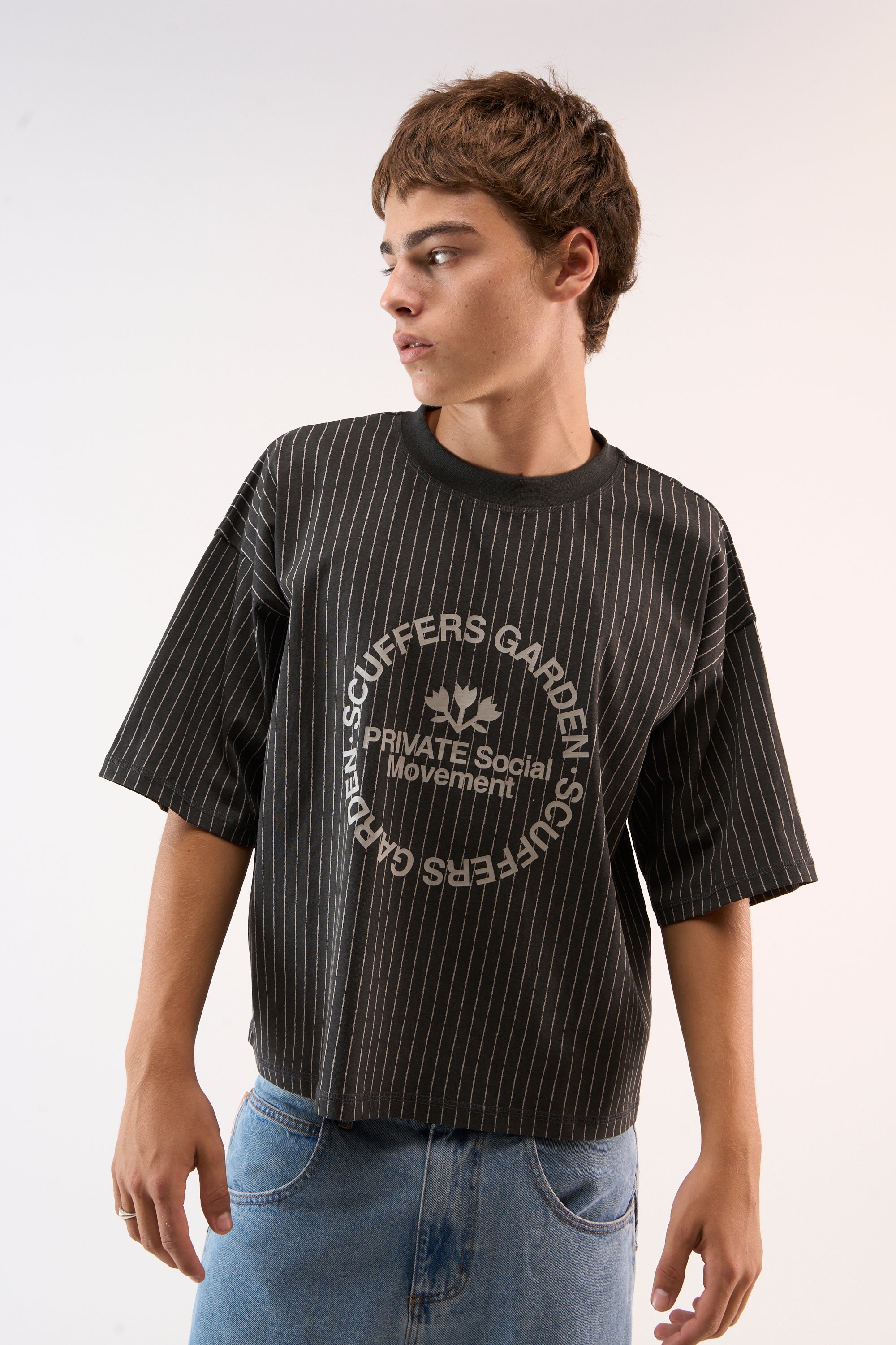 Pinstripe Dark T-Shirt