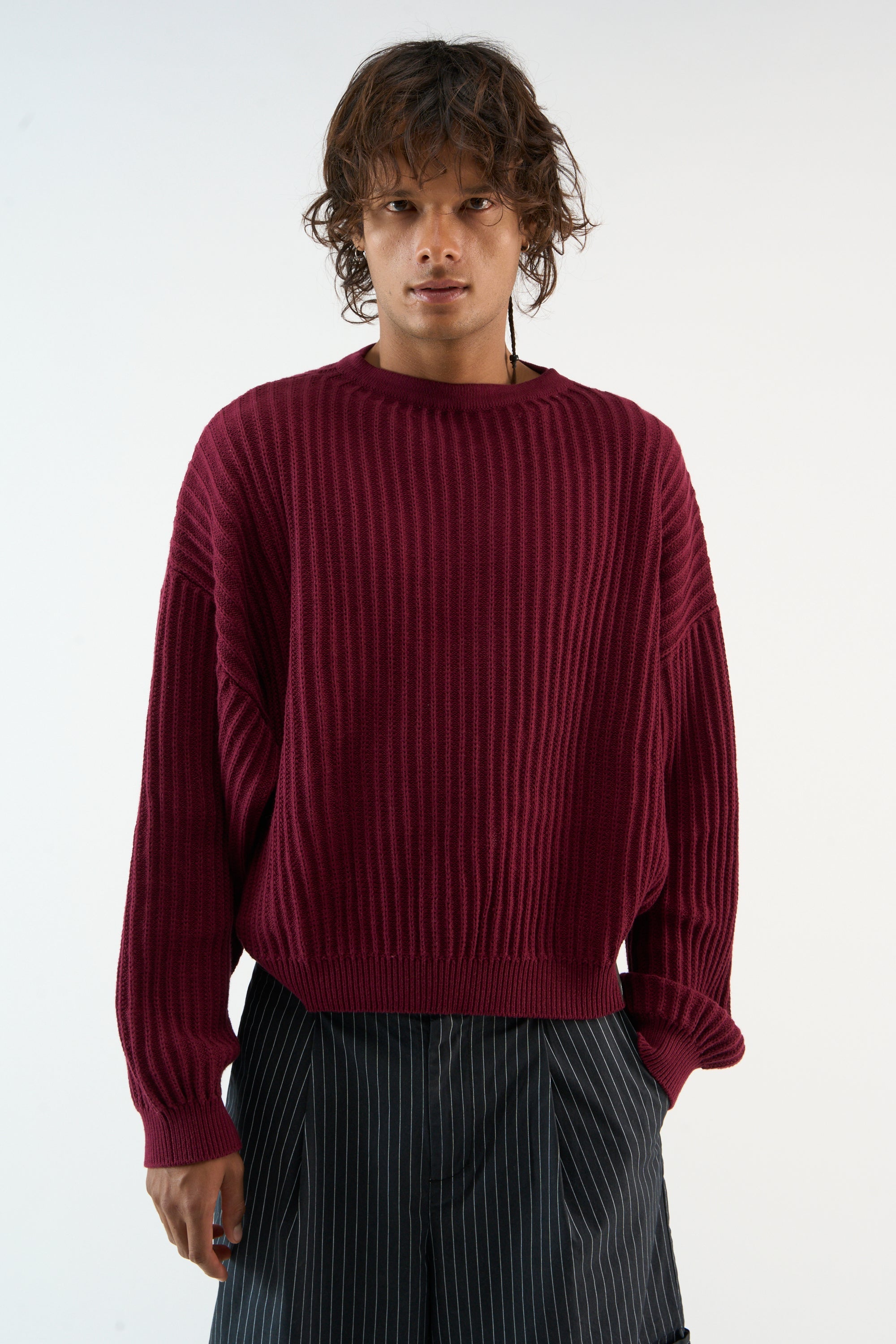 New Rookie Burgundy Knit