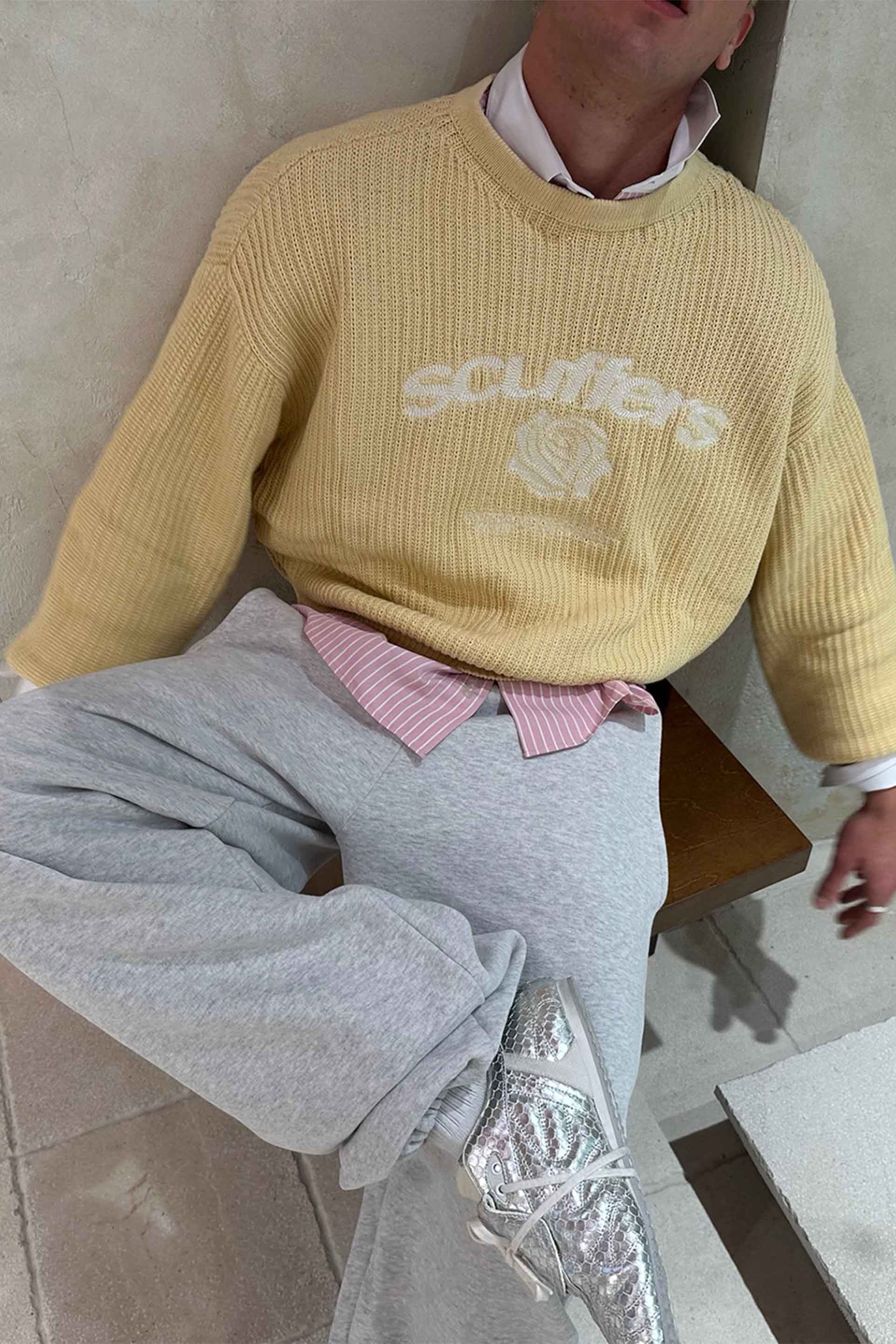 Everyday Grey Melange Pants