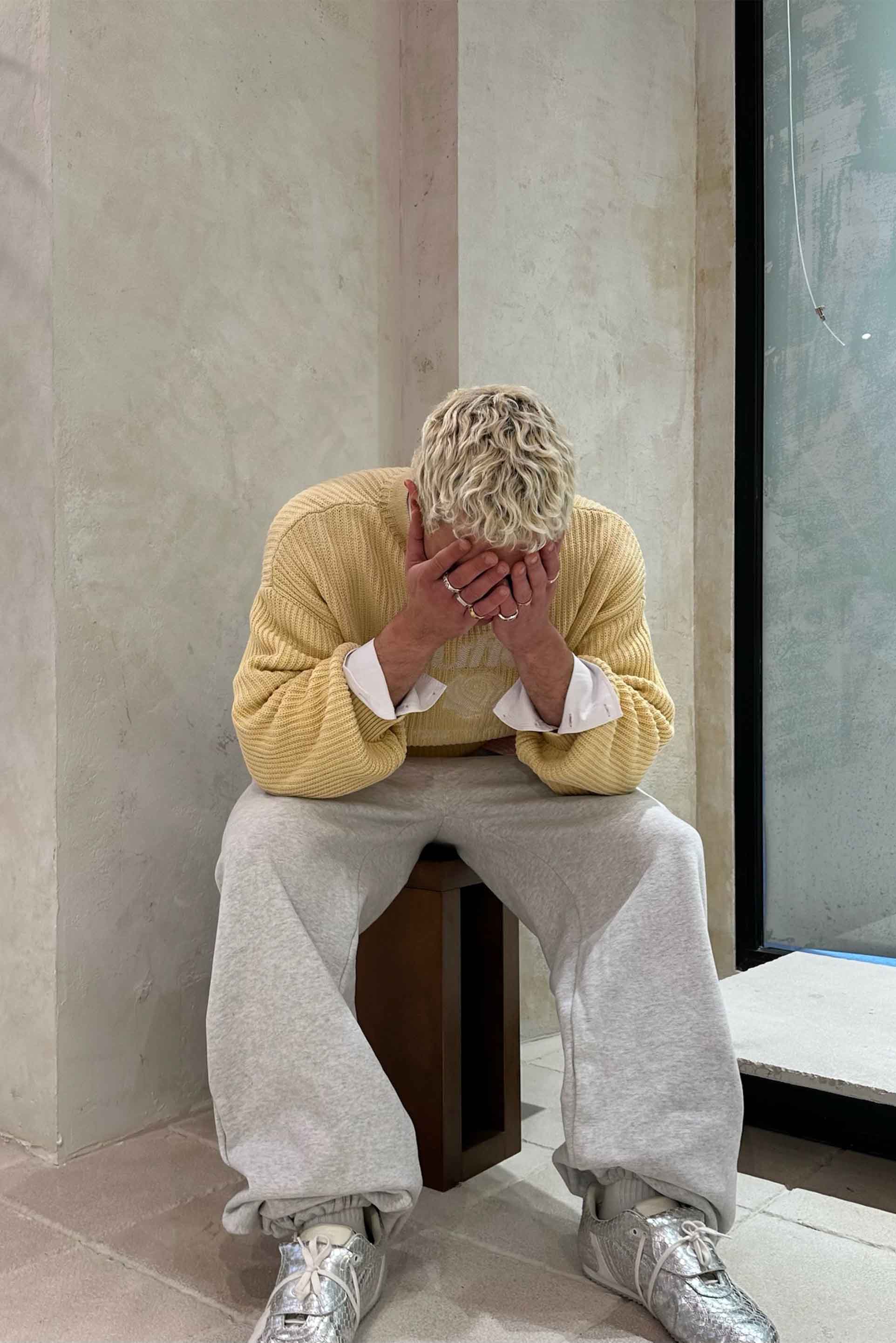 Everyday Grey Melange Pants