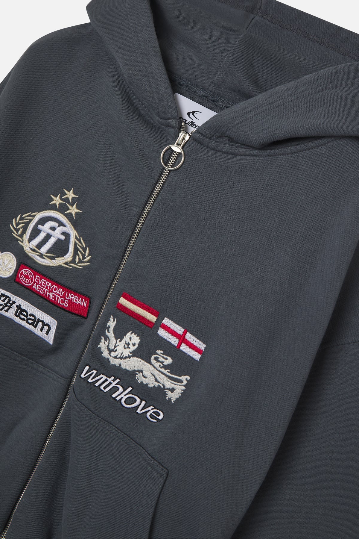 Mayor Dusty Blue Zipper