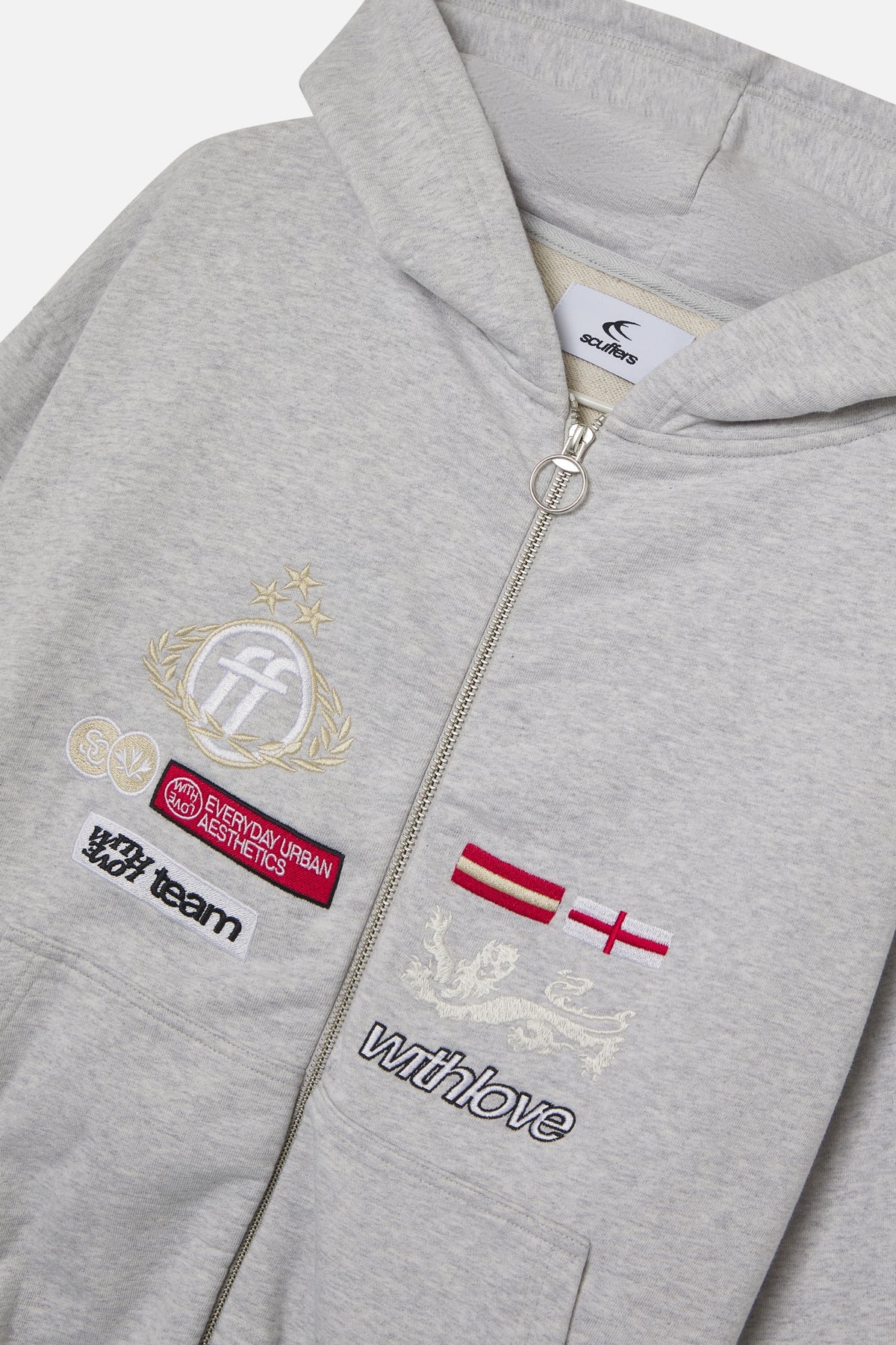 Mayor Light Grey Zipper