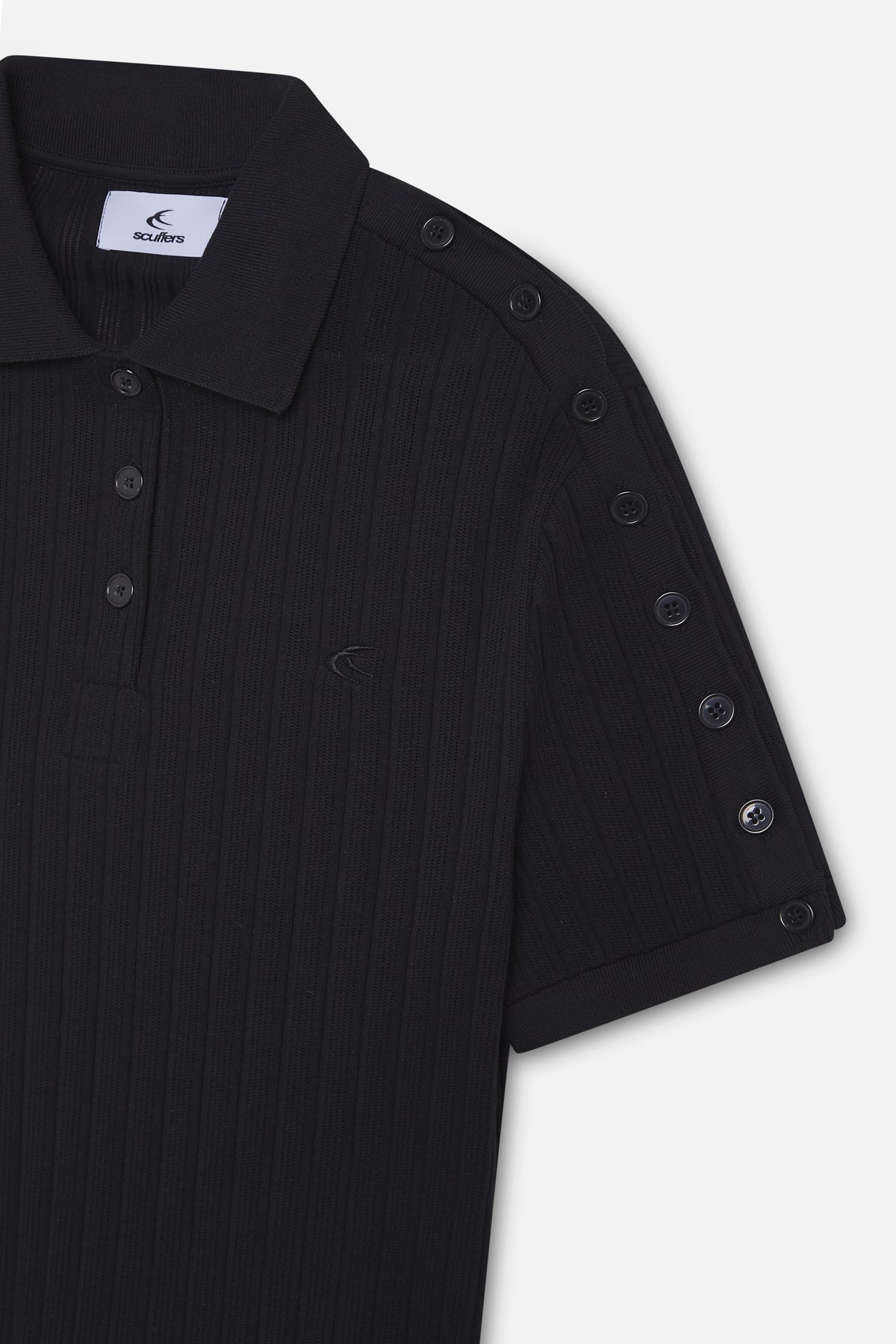 Placket Black Polo