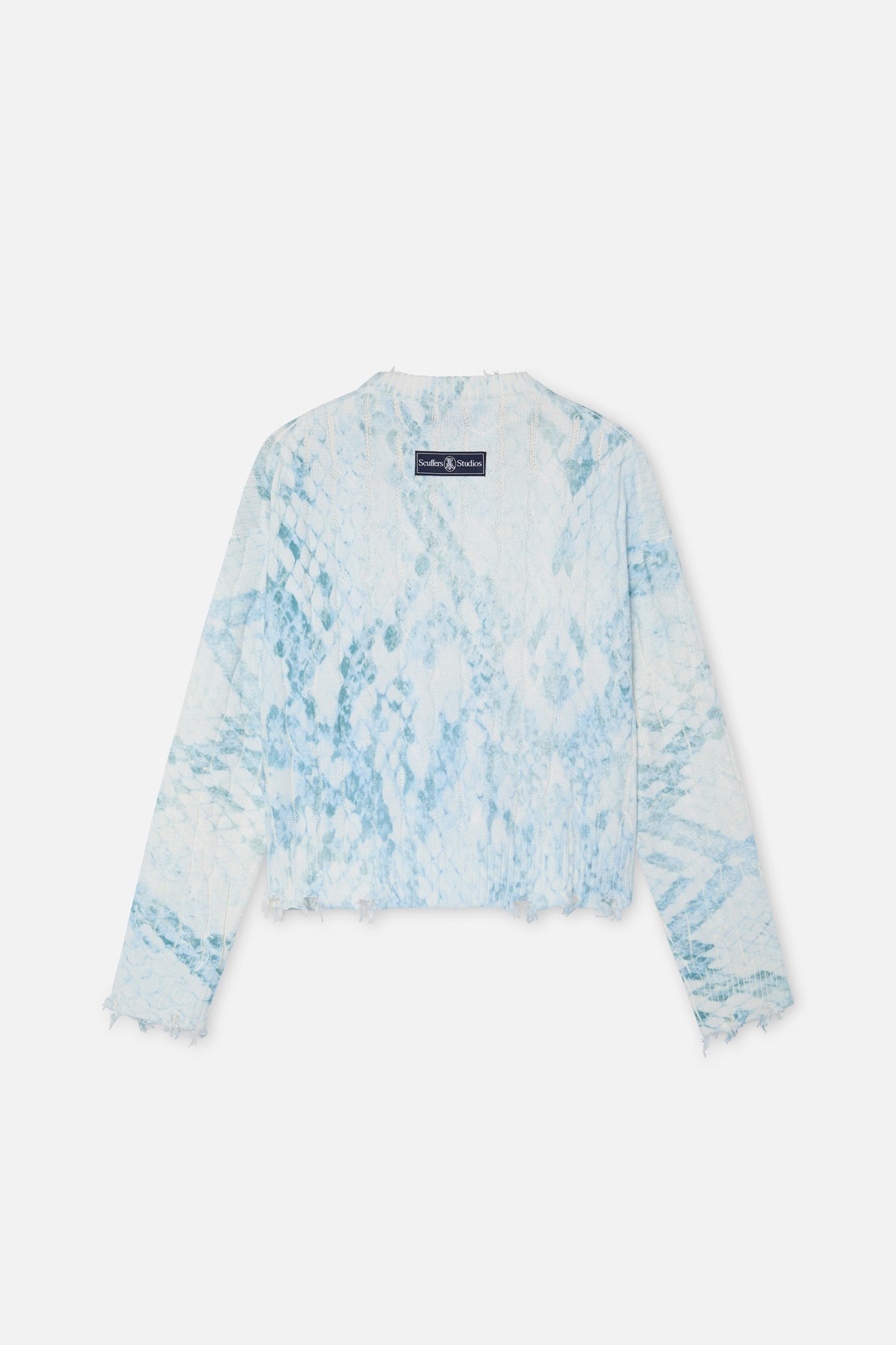 Trench Blue Snake Knit