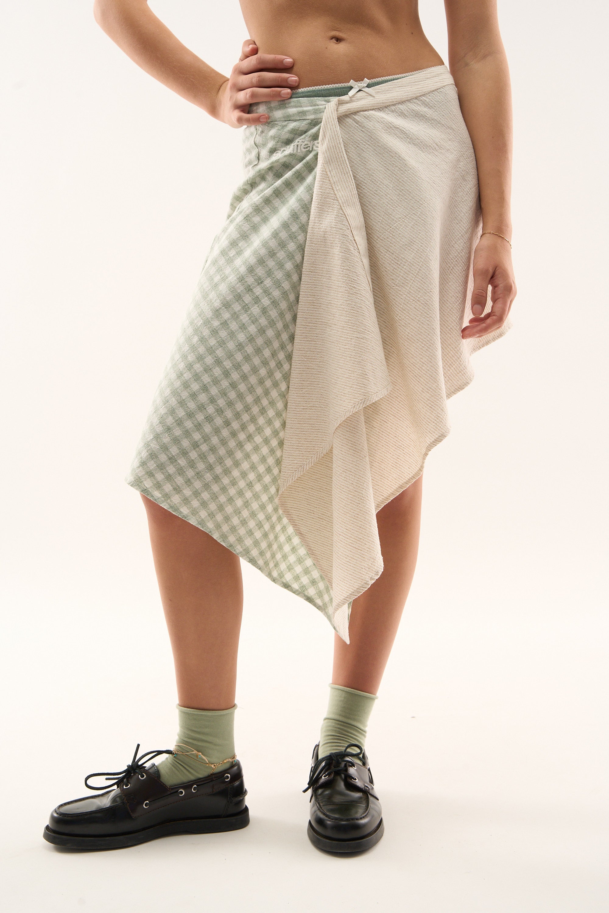 Mixed Green Skirt