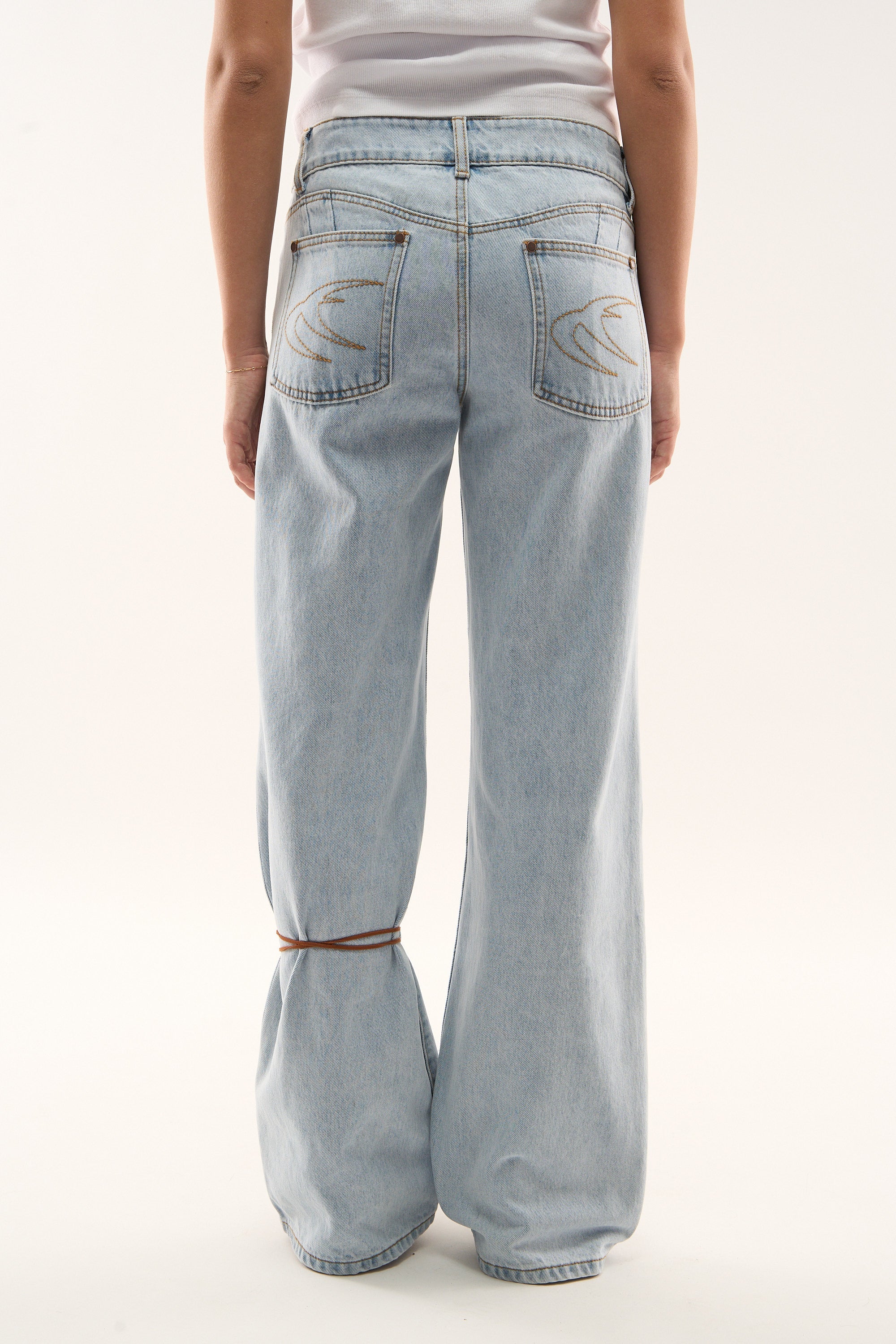 Marine Light Blue Pants