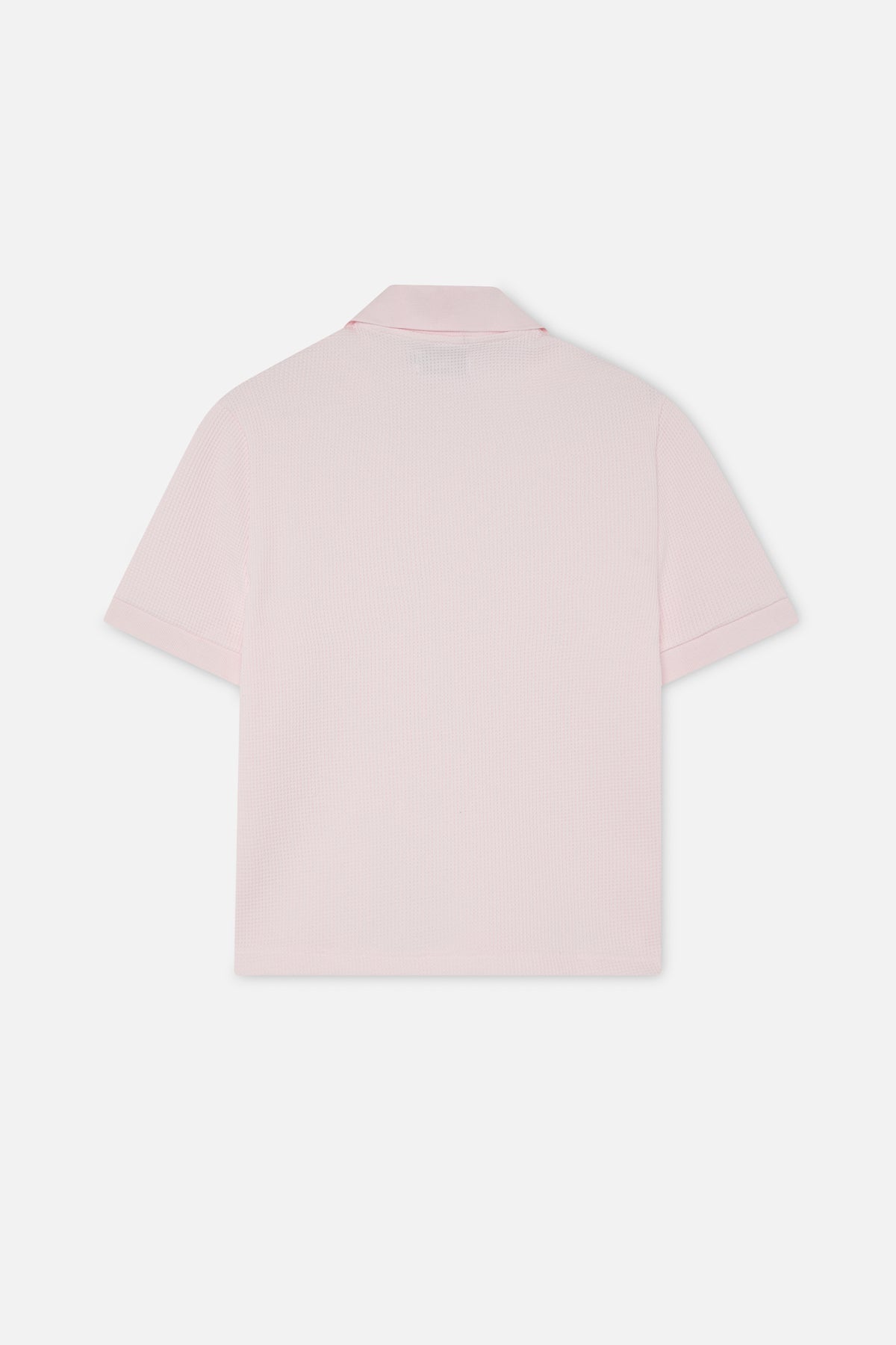 Waffle Pink Polo
