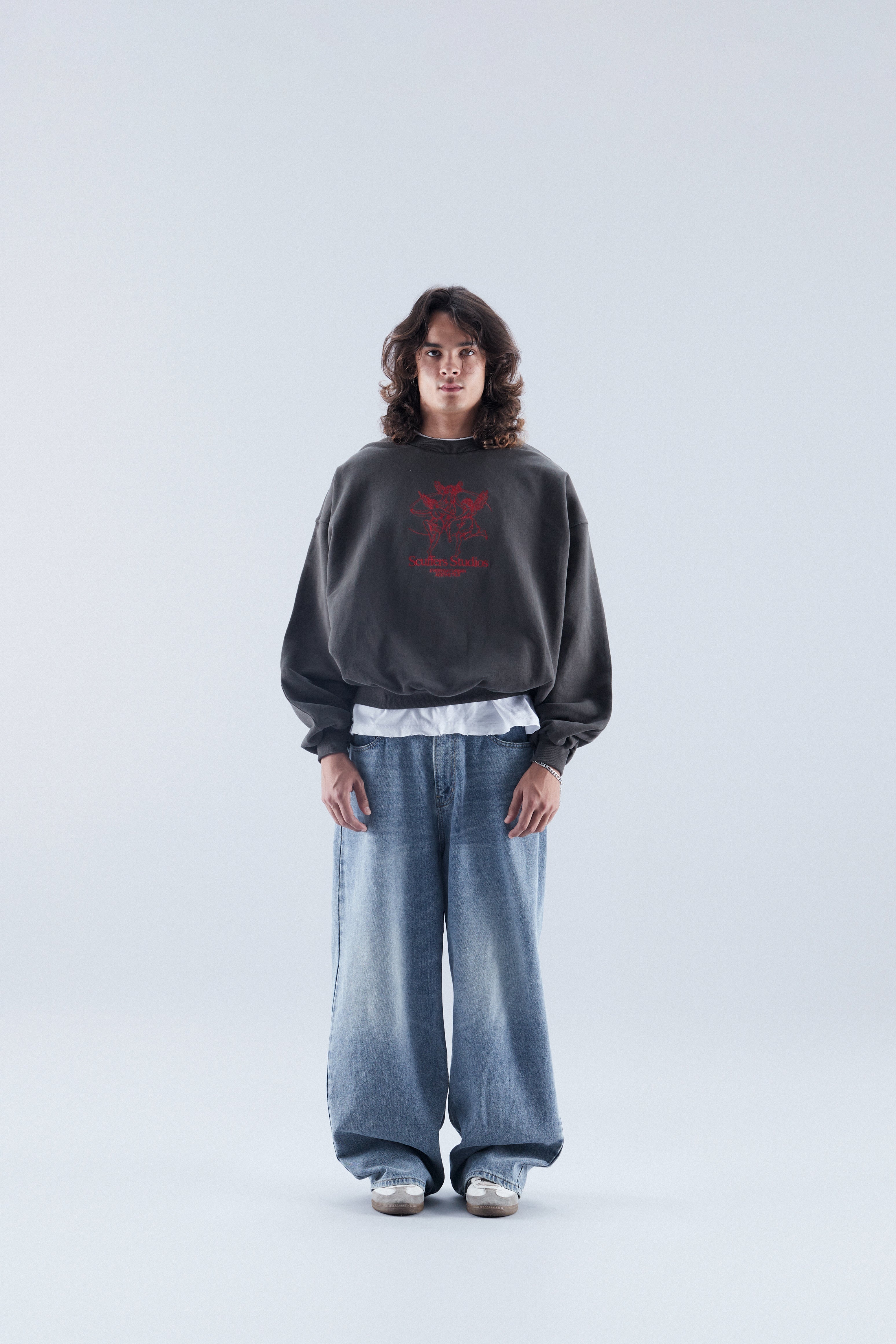 Los Angeles Dark Grey Crewneck