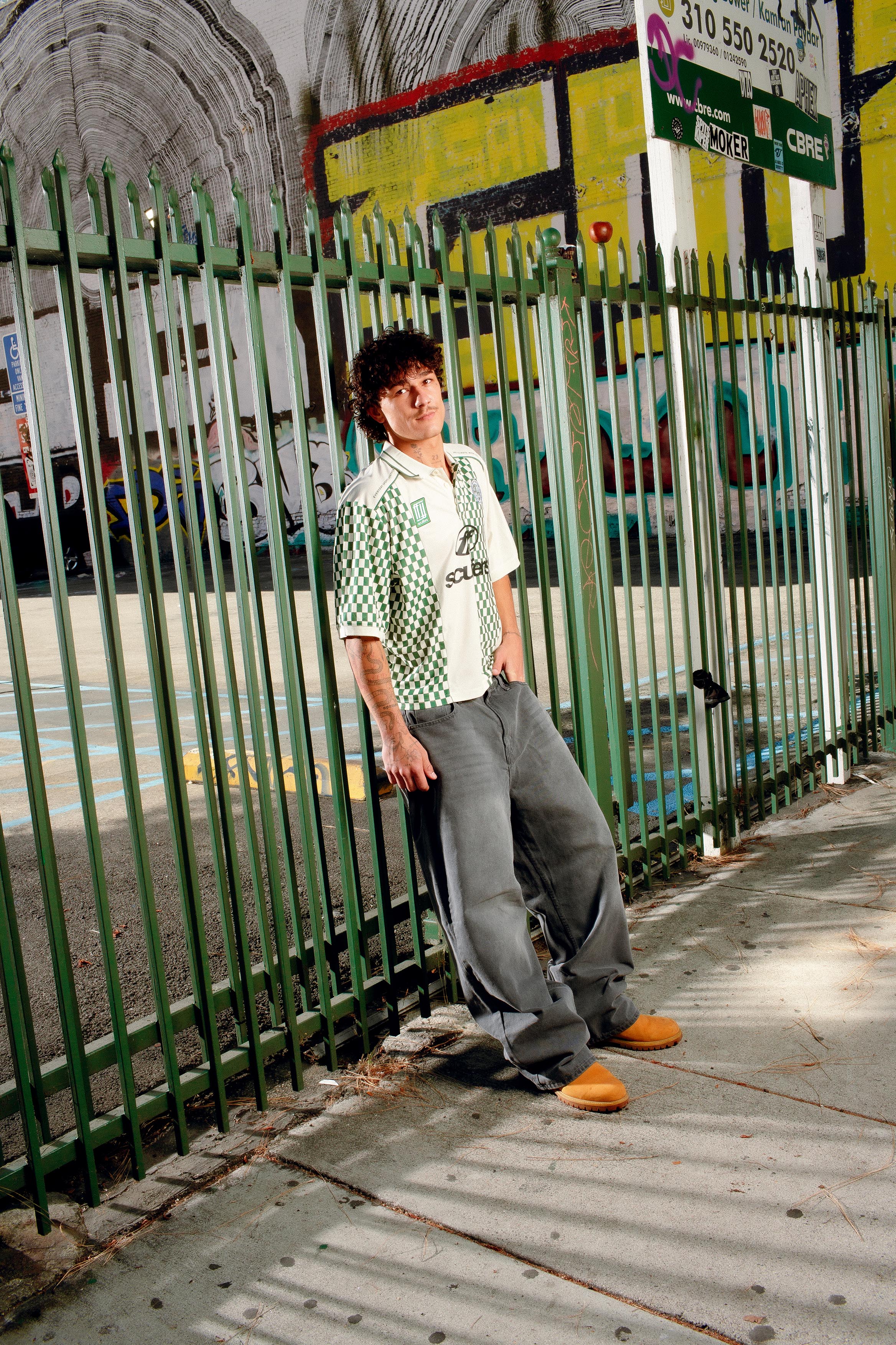 Lauda Green & Ecru T-shirt