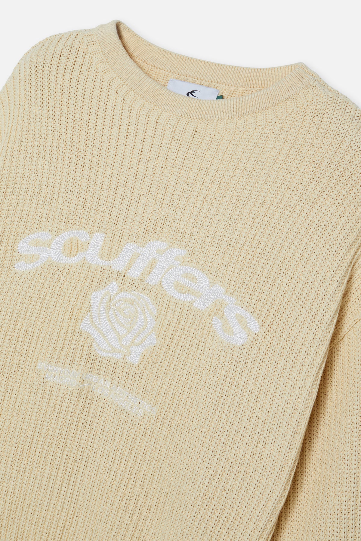 Rose Yellow Knit