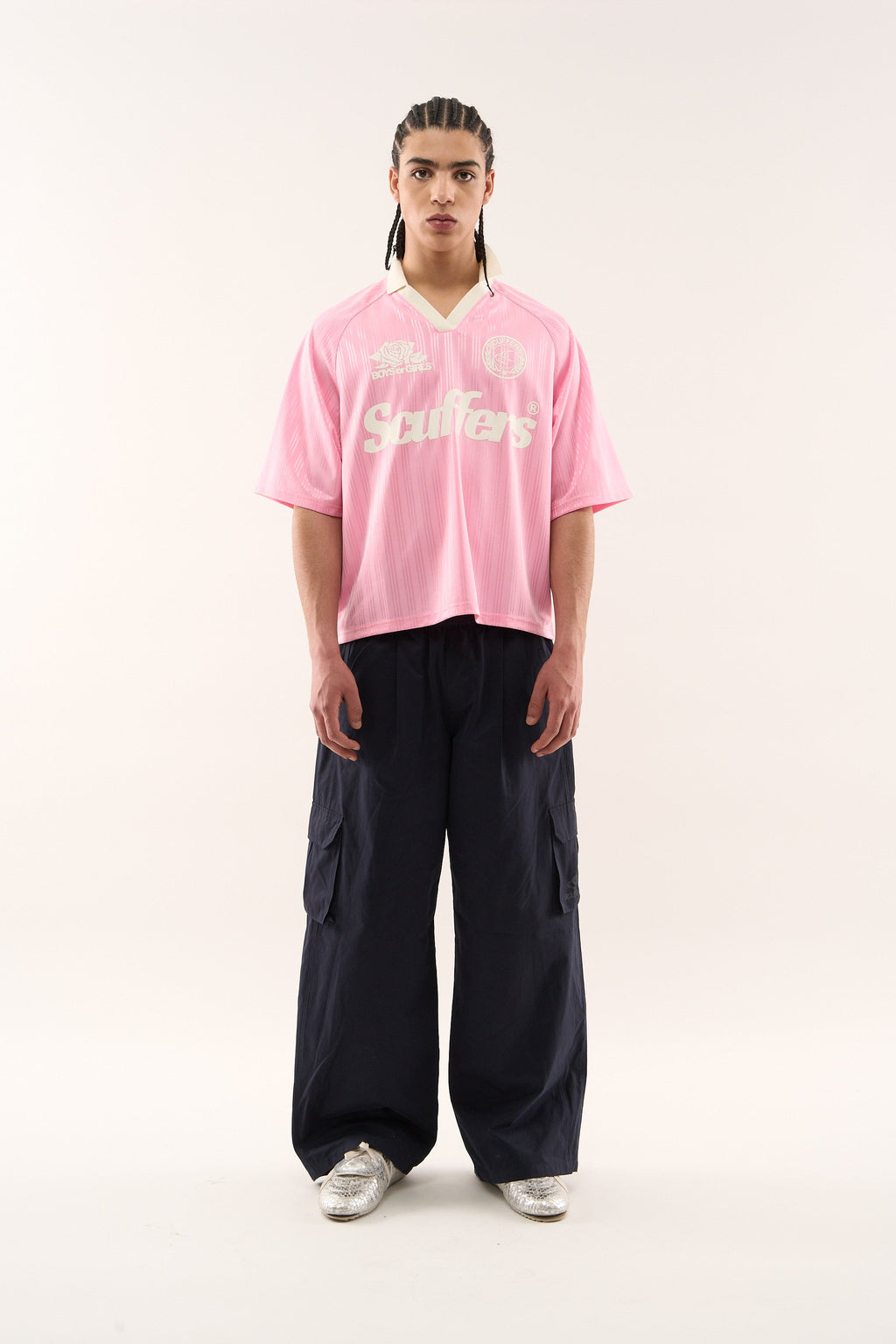 Pearl Pink Football T-Shirt