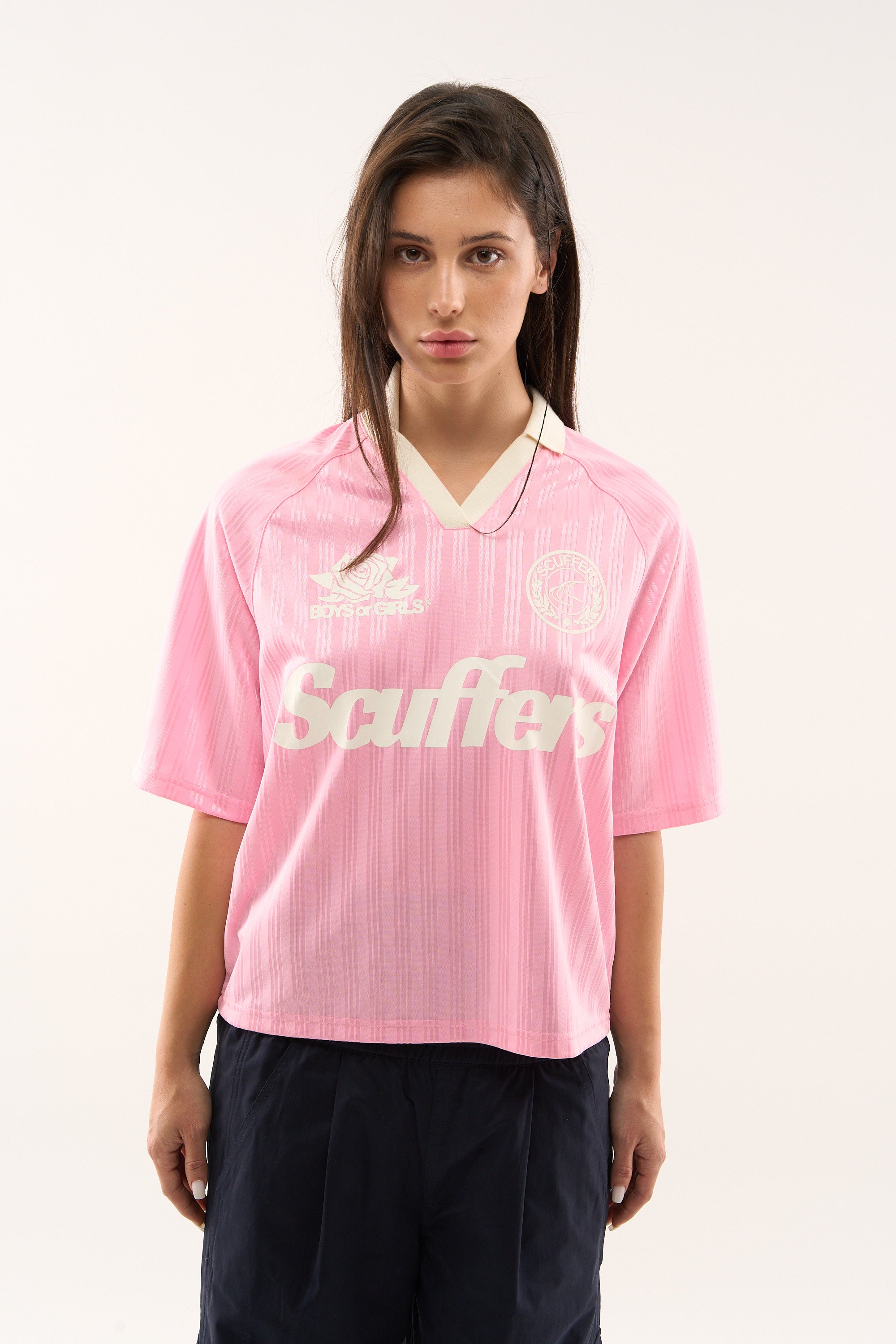 Pearl Pink Football T-Shirt