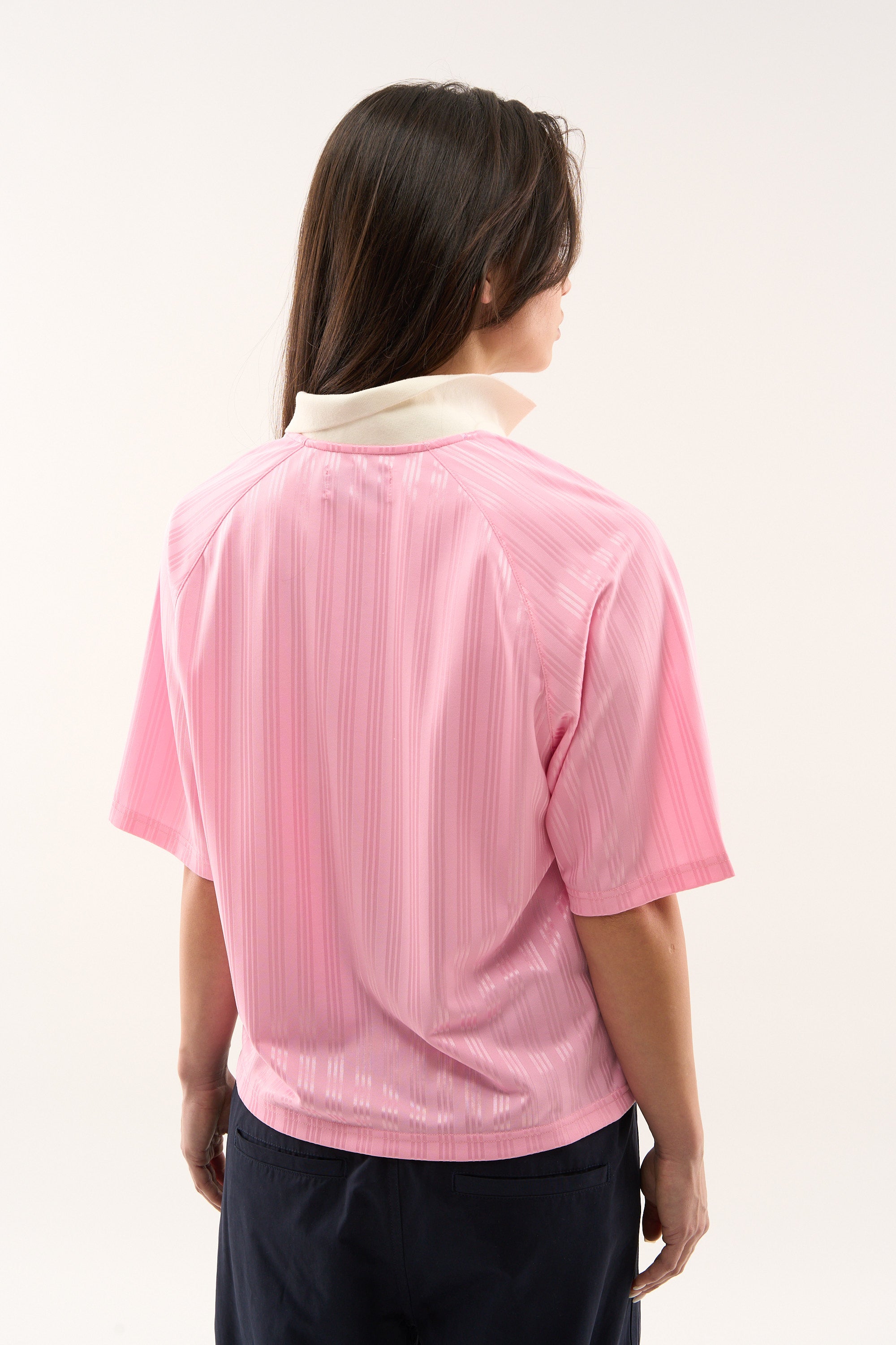 Pearl Pink Football T-Shirt