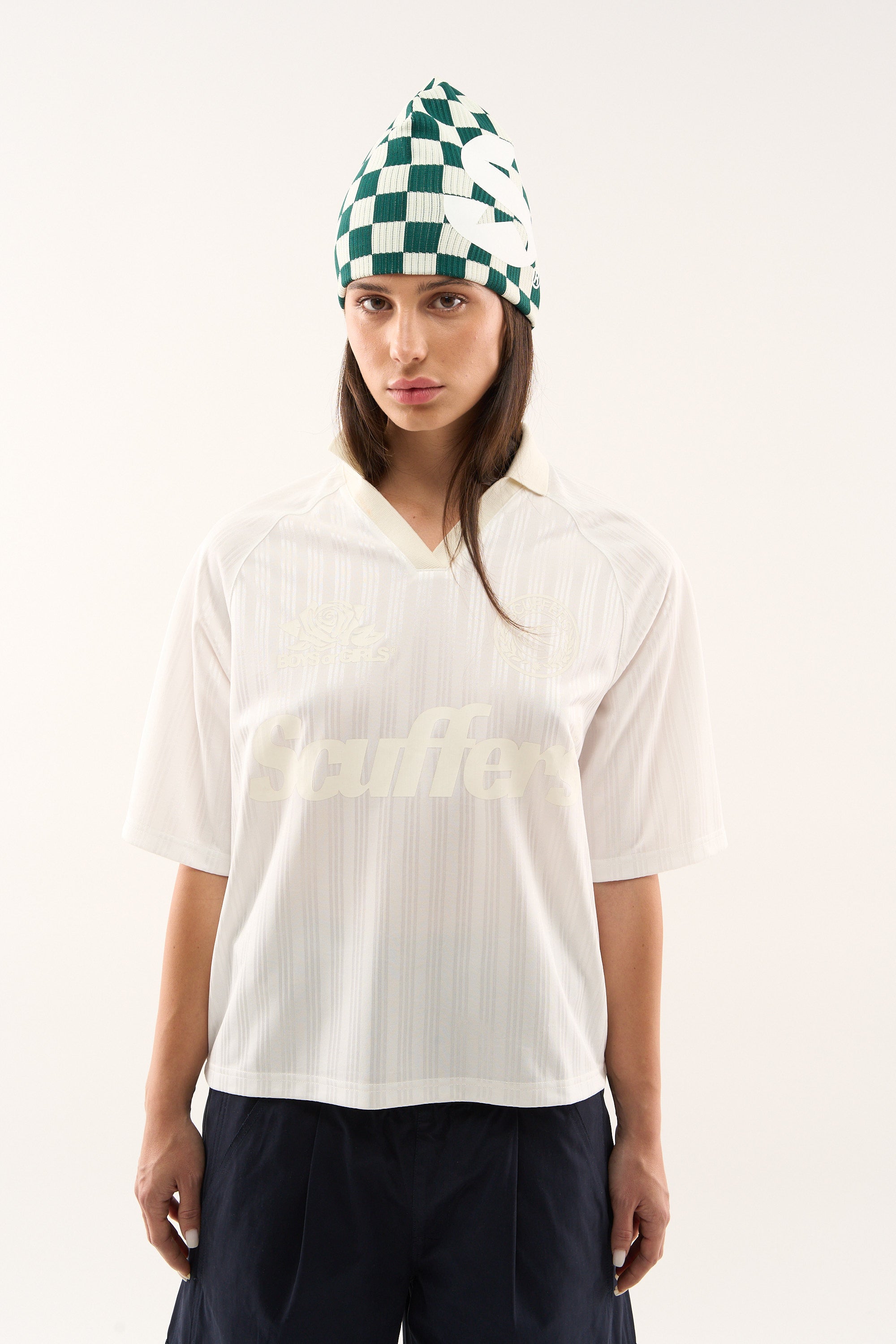 Pearl White Football T-Shirt