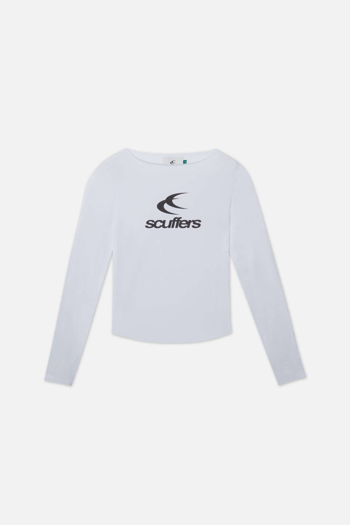 Logo White Longsleeve