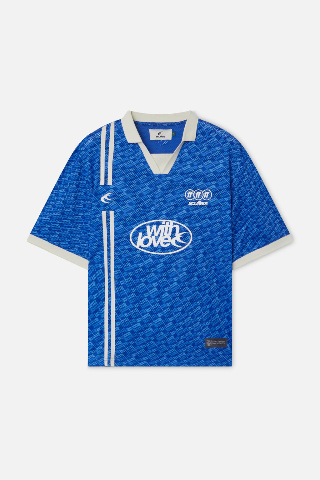 Monogram Royal Blue Football T-shirt