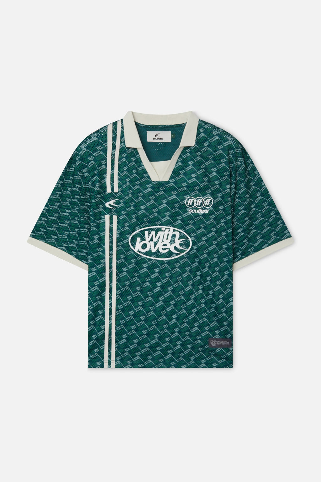 Monogram Green Football T-shirt