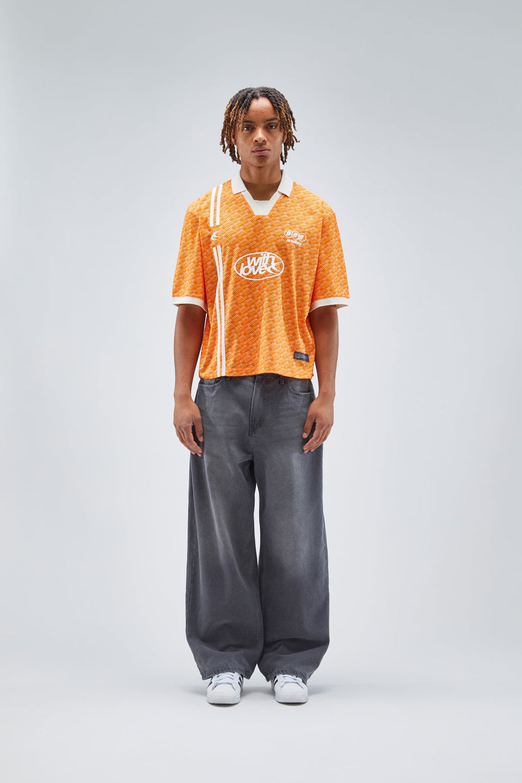 Monogram Orange Football T-shirt