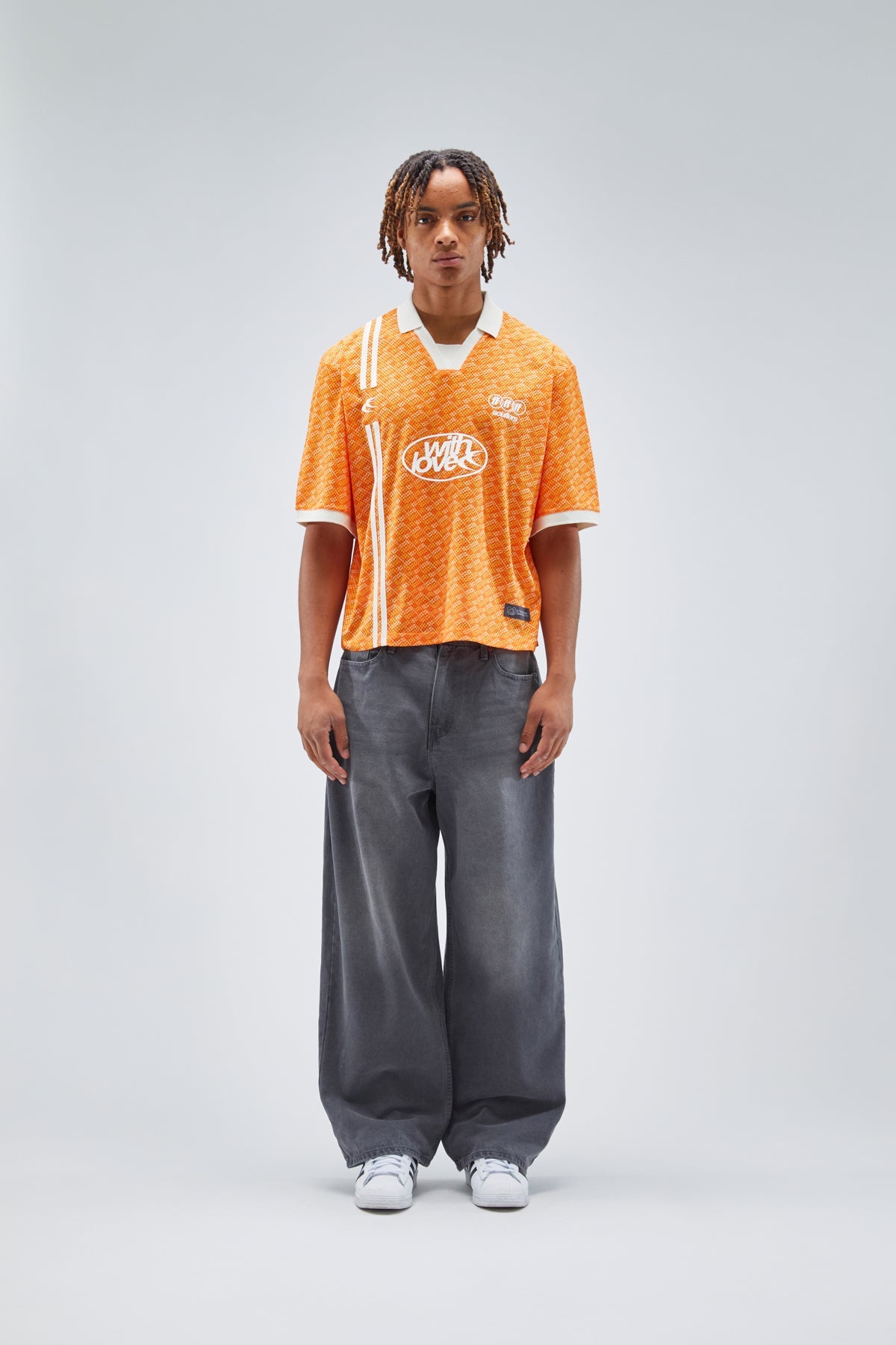 Monogram Orange Football T-shirt