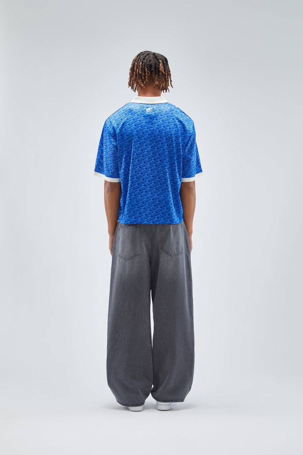 Monogram Royal Blue Football T-shirt