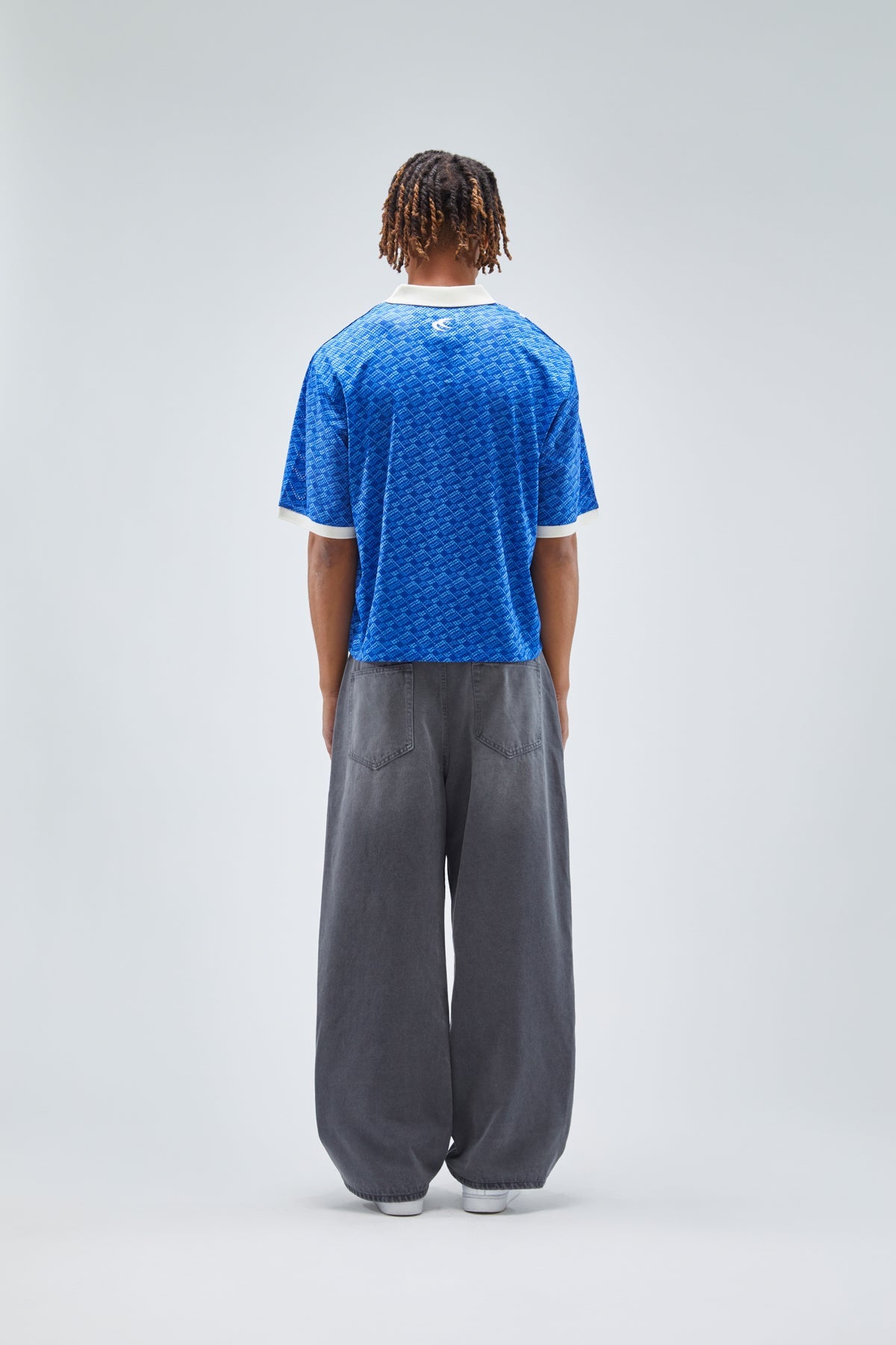 Monogram Royal Blue Football T-shirt