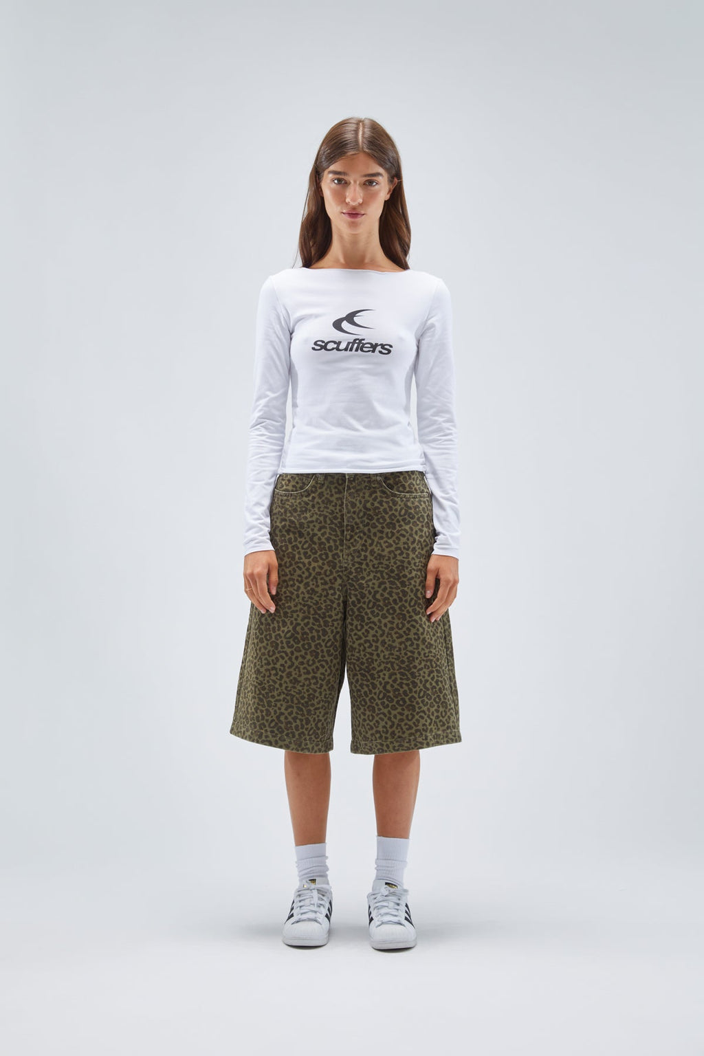 Logo White Longsleeve