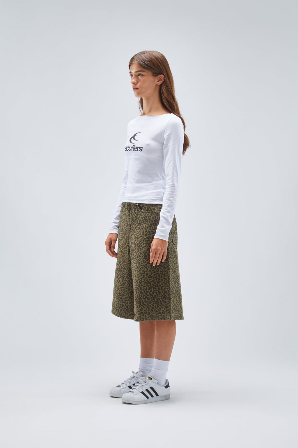 Logo White Longsleeve