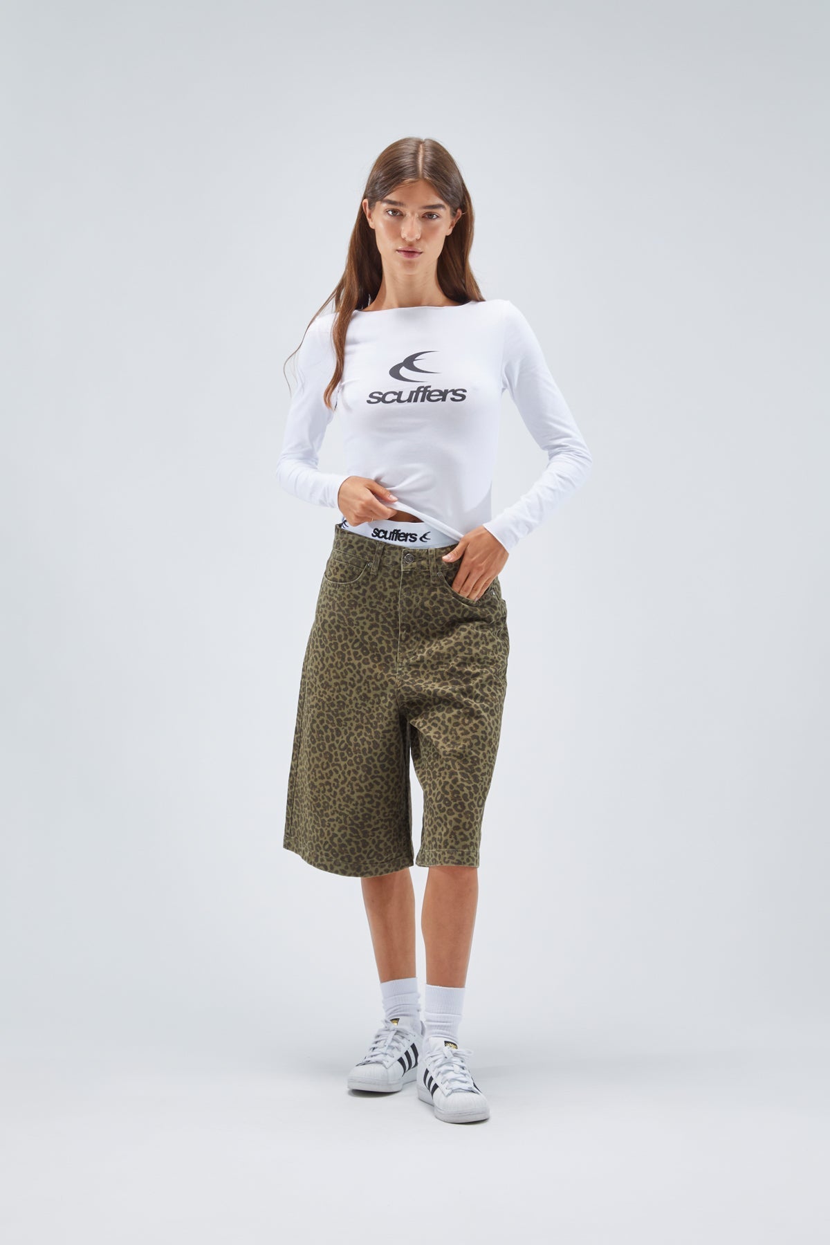 Logo White Longsleeve