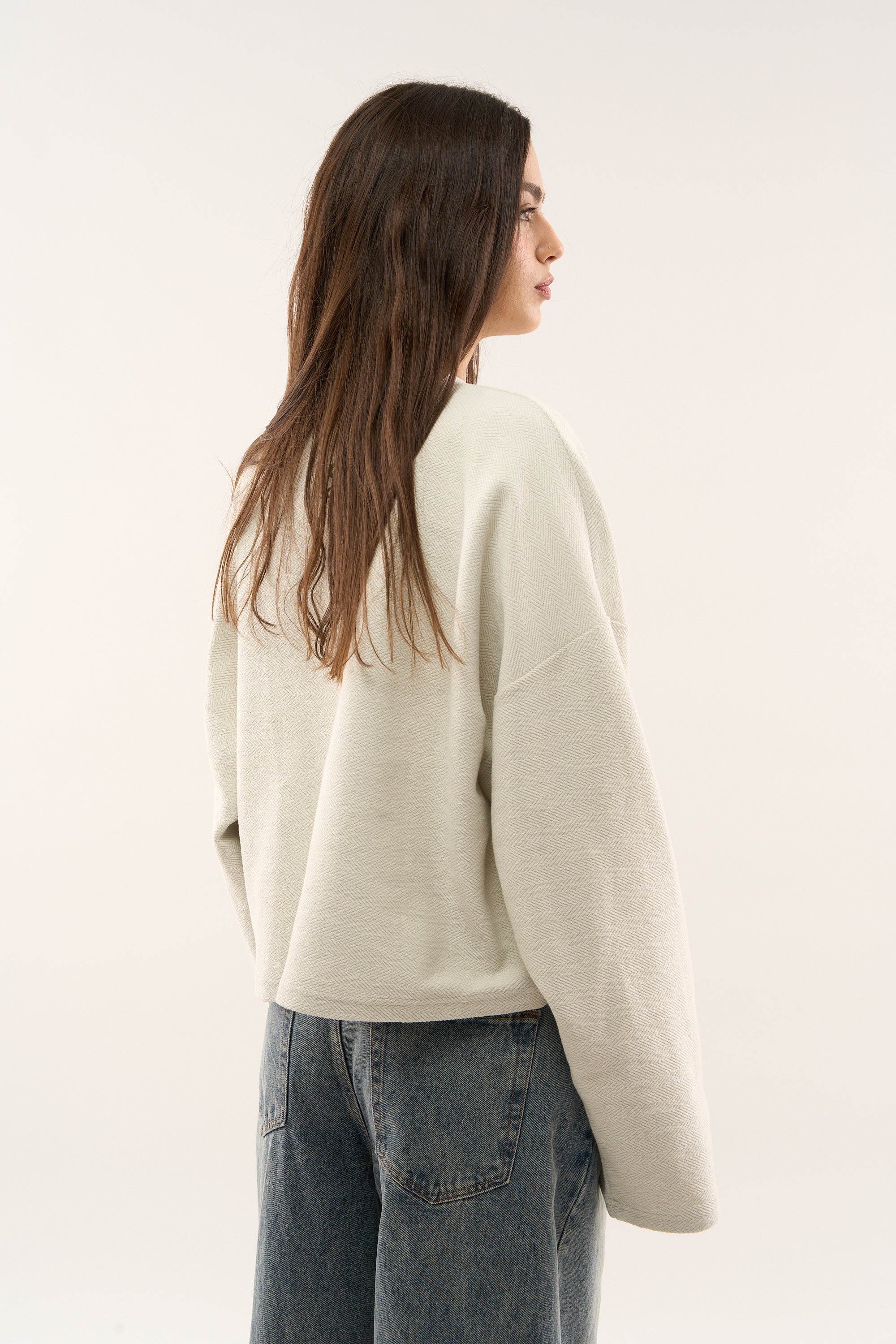 Romeo Ecru Sweatshirt