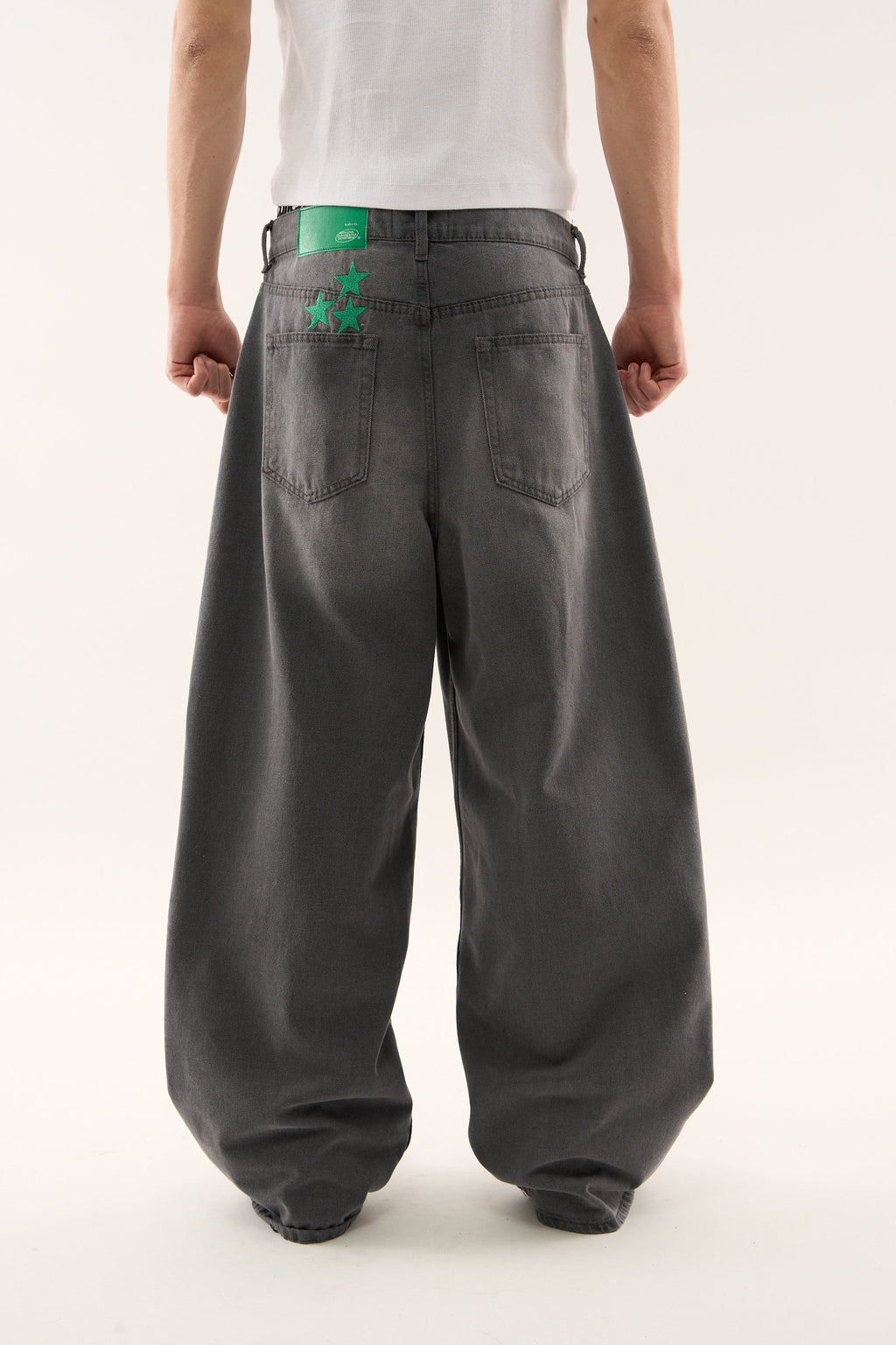 Jumbo Pants Washed Grey