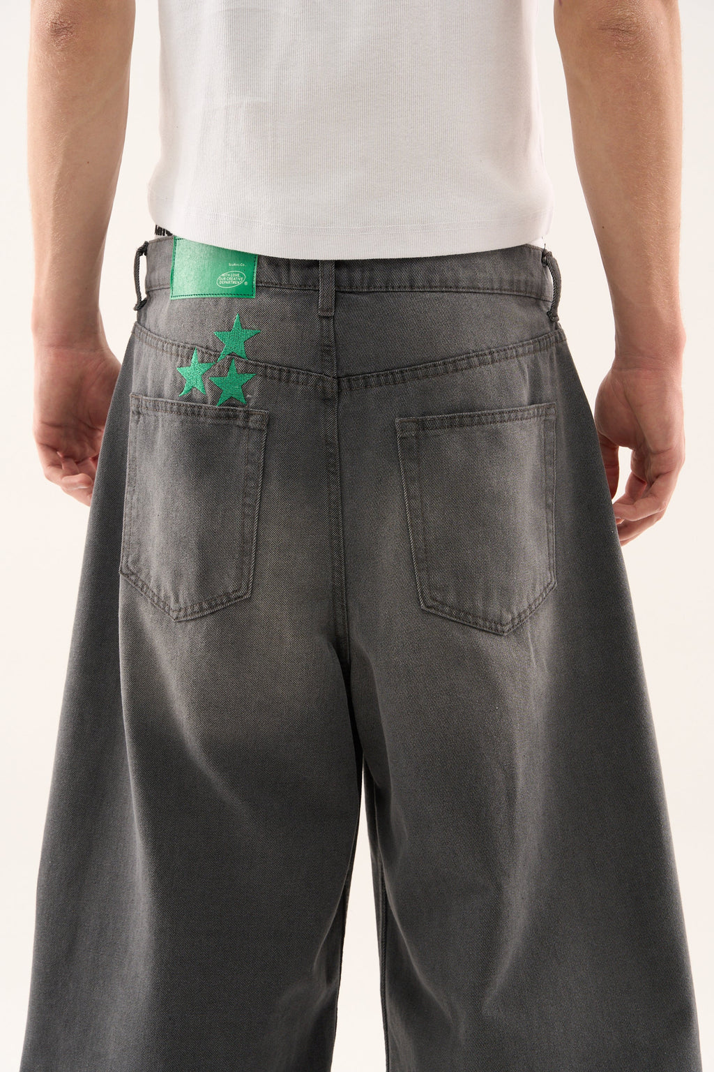 Jumbo Pants Washed Grey