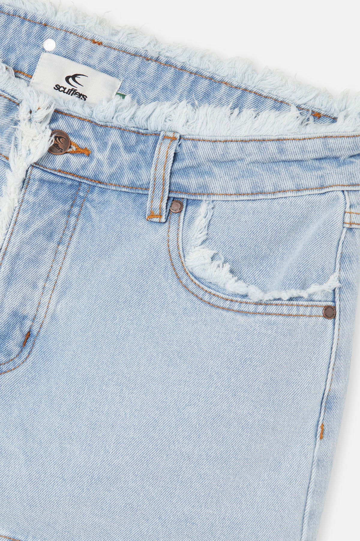 Label Light Blue Denim Skirt