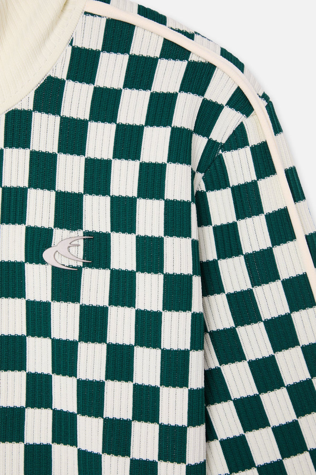 Monaco Green Checkered Zipper