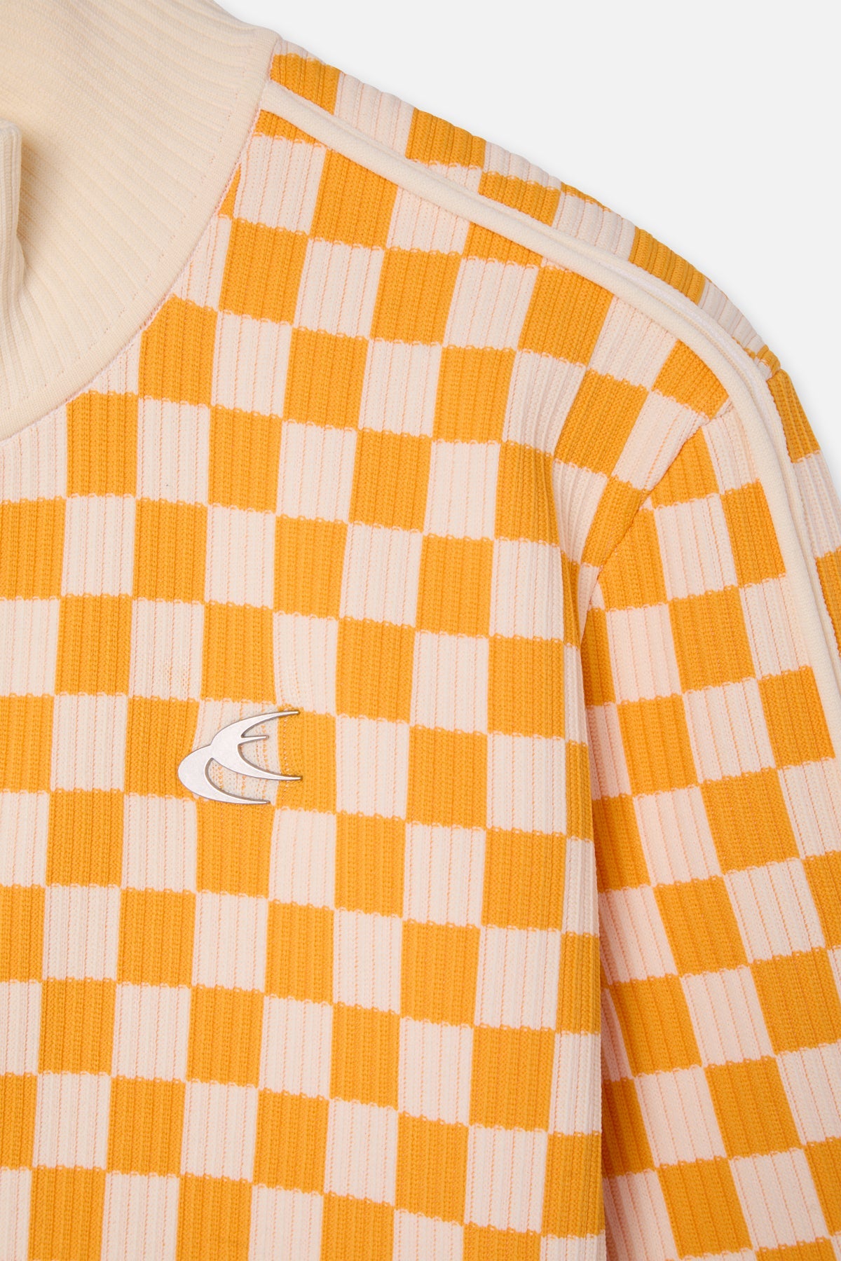 Monaco Yellow Checkered Zipper